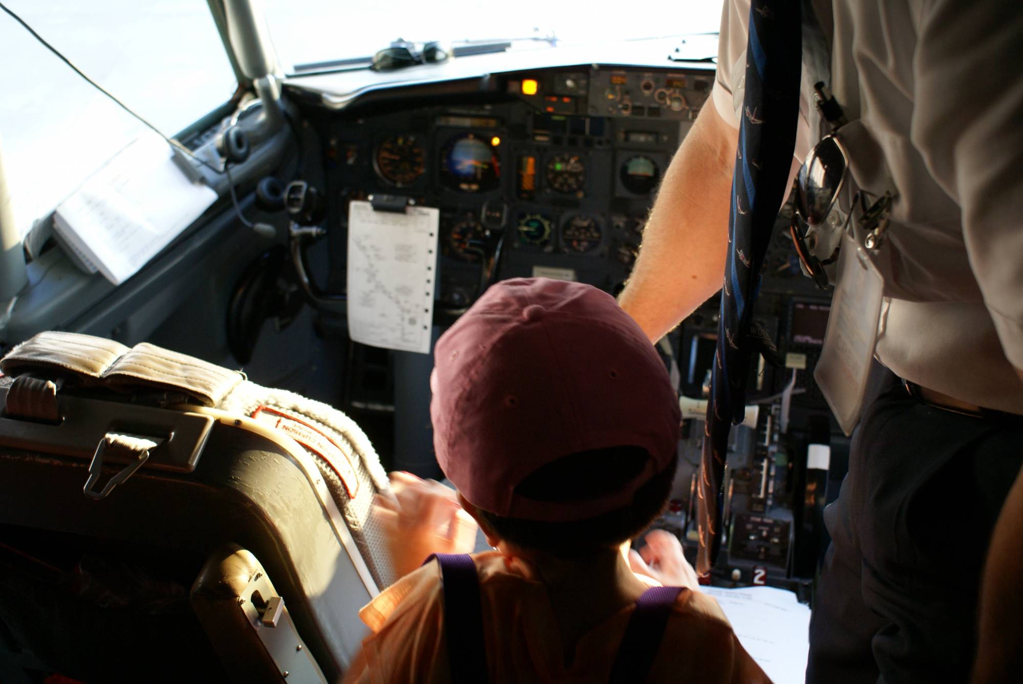 Stefanie Takes Over the Cockpit