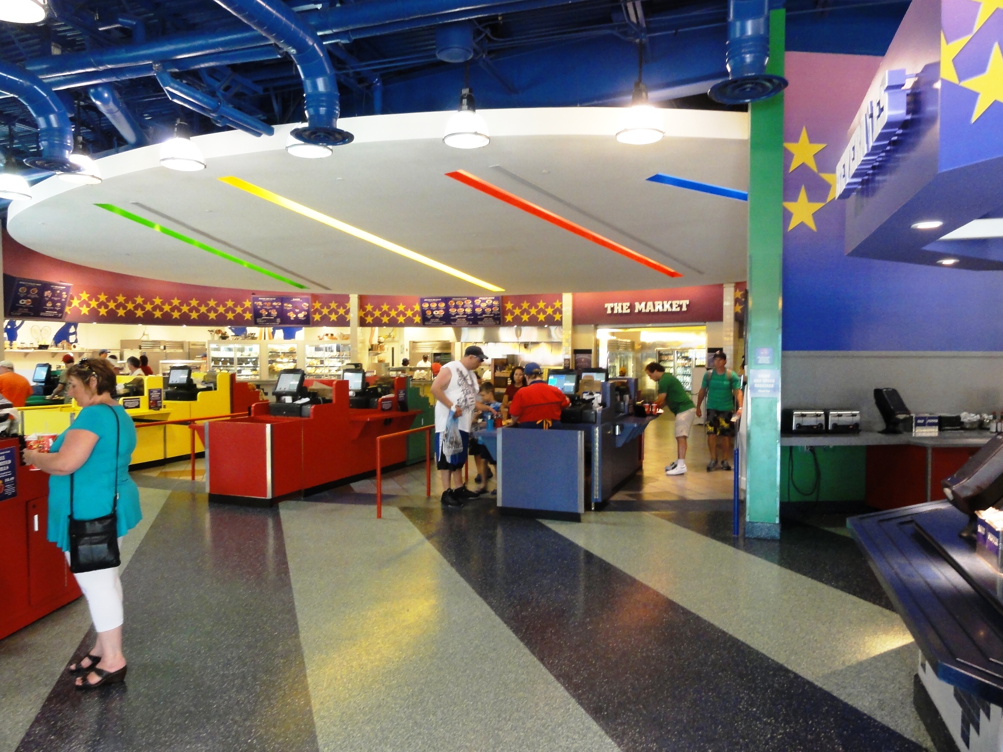 All Star Sports Dining Serving Area