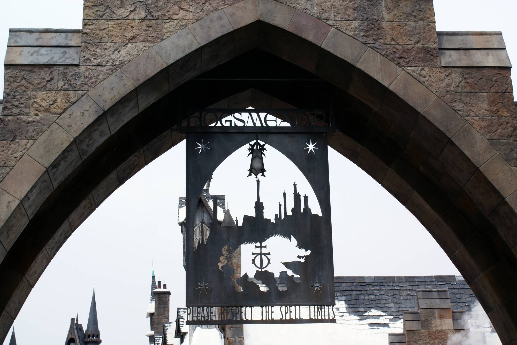 Hogsmeade Sign