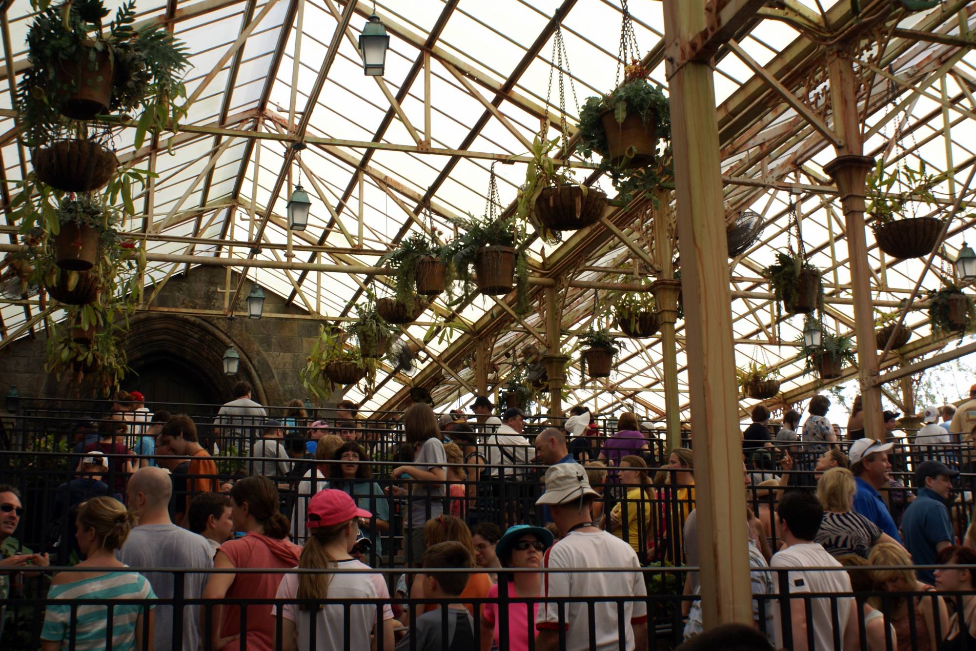 Greenhouse leading into Forbidden Journey
