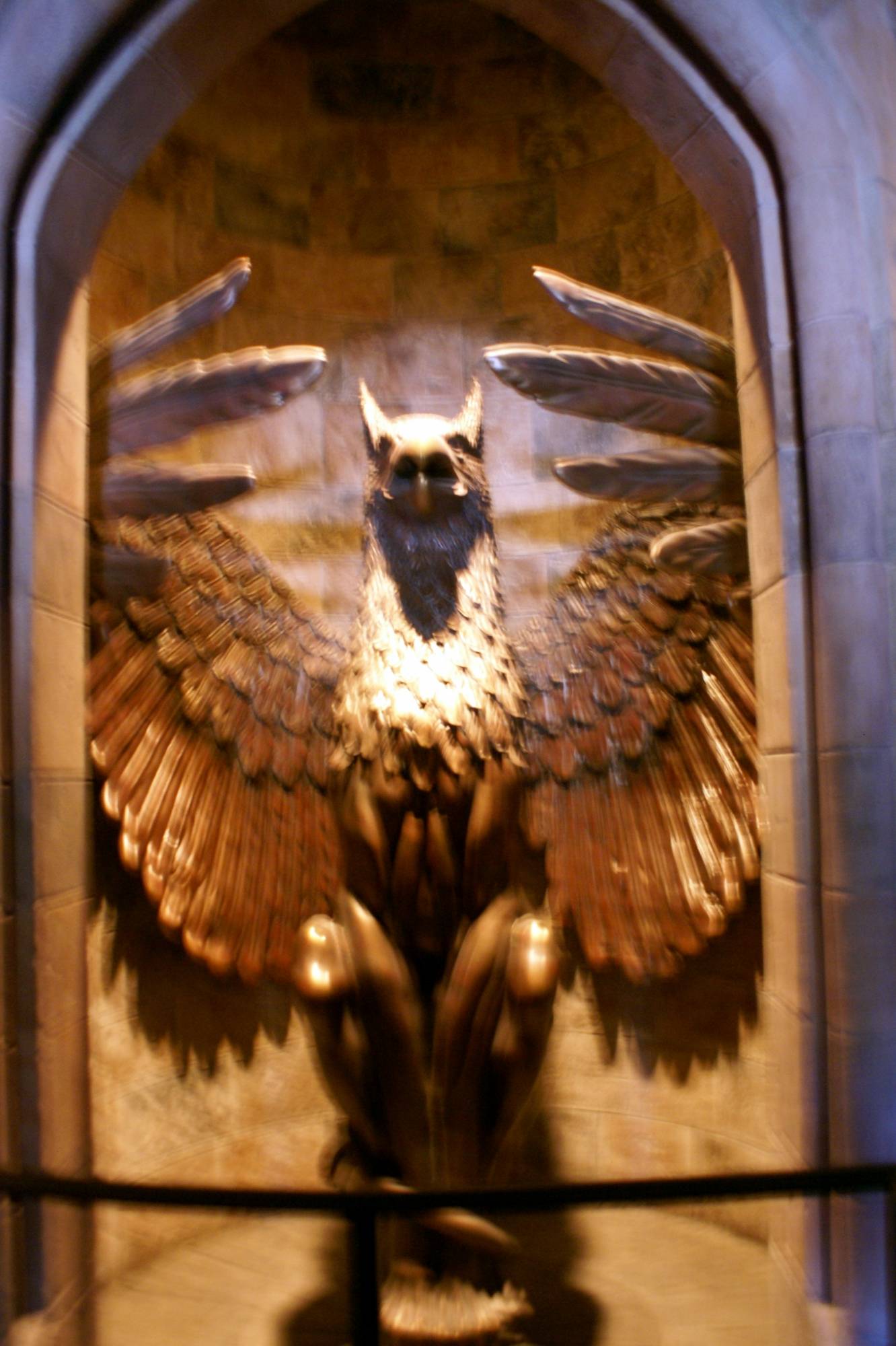 Phoenix at Hogwart's Castle
