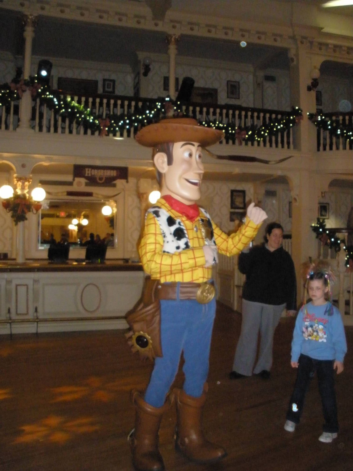 Woody dancing