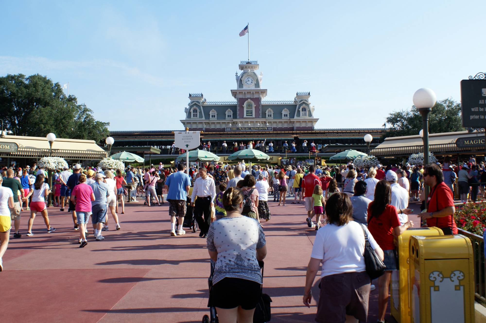 Magic Kingdom Gates First Thing in the Morning