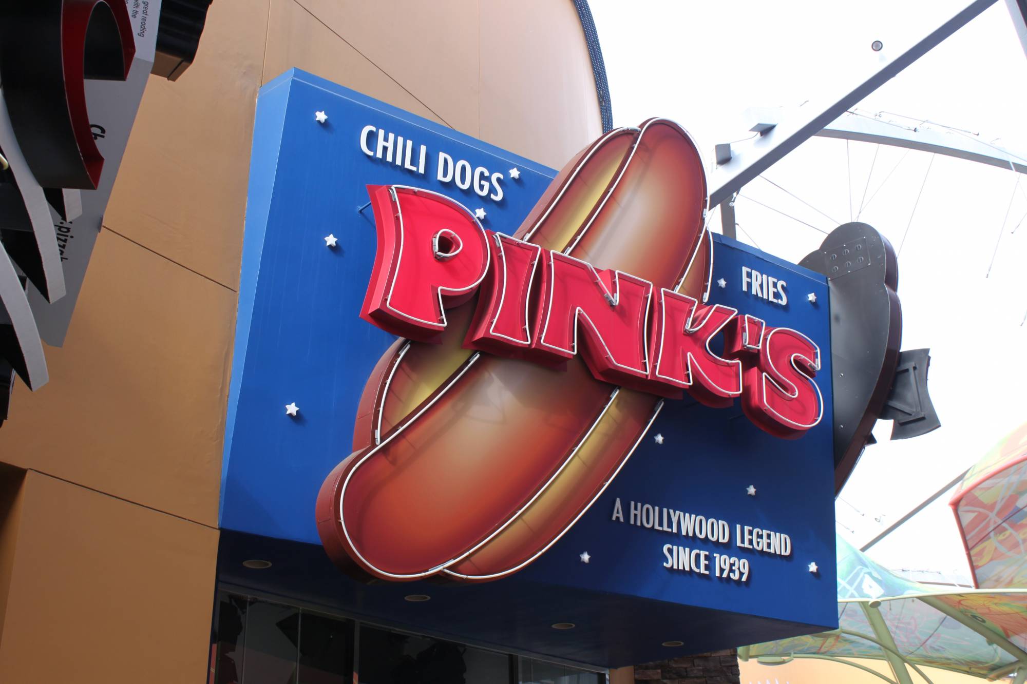 Pink's Hot Dogs on CityWalk at Universal Studios Hollywood