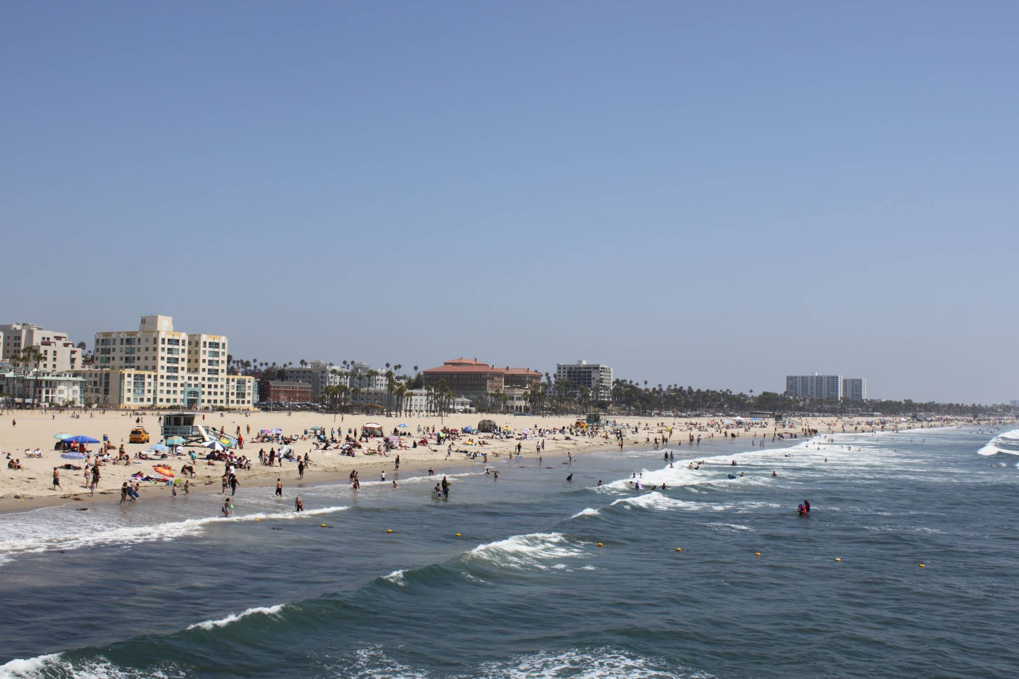 Santa Monica  beach looking south