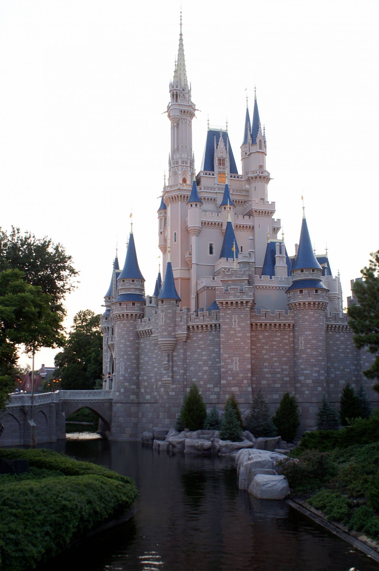 Cinderella's Castle from the Rose Garden Entrance