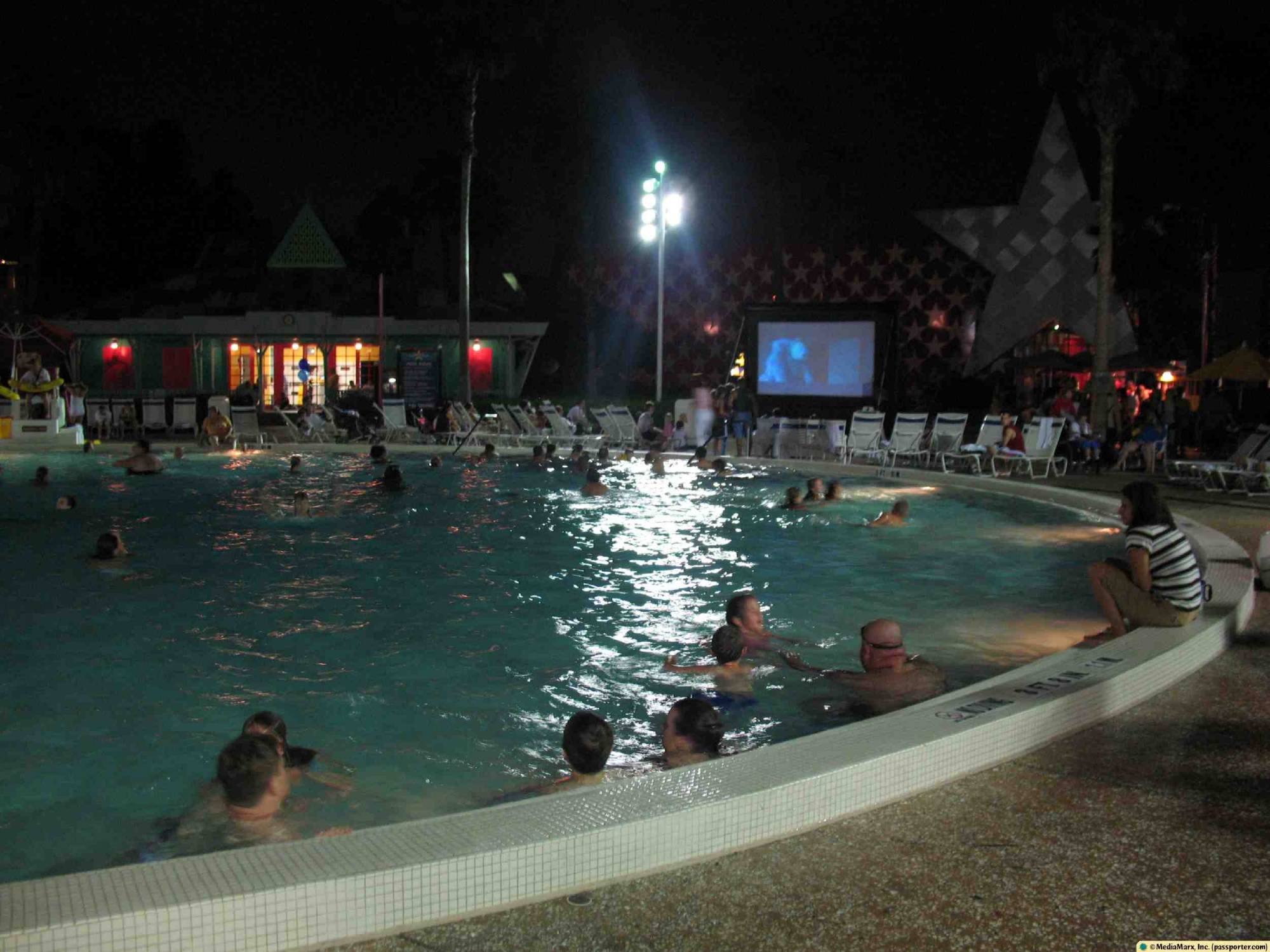All-Star Music - Night Movie at the Pool