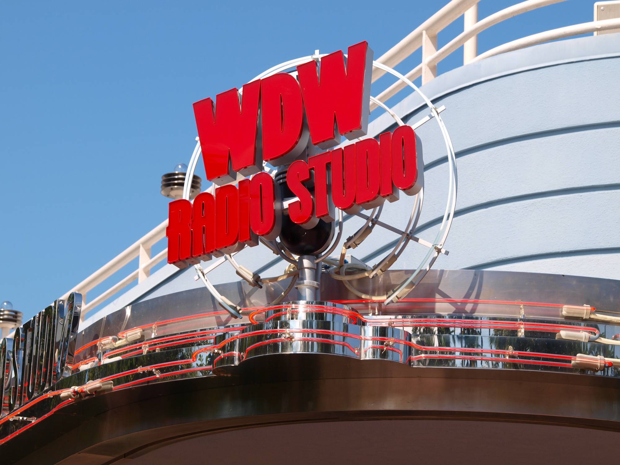 WDW Radio Studio Sign