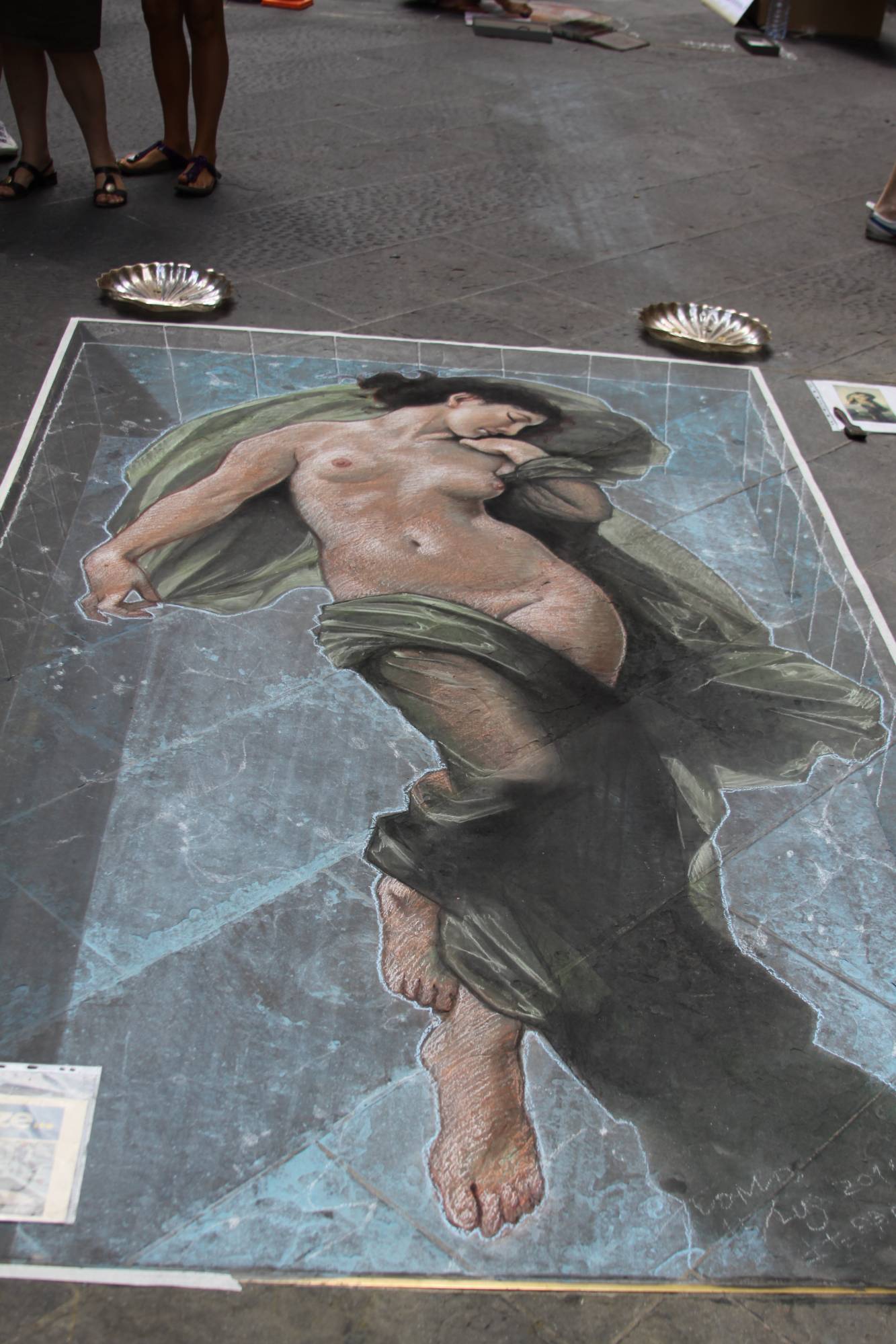 Sidewalk Art, Florence Italy