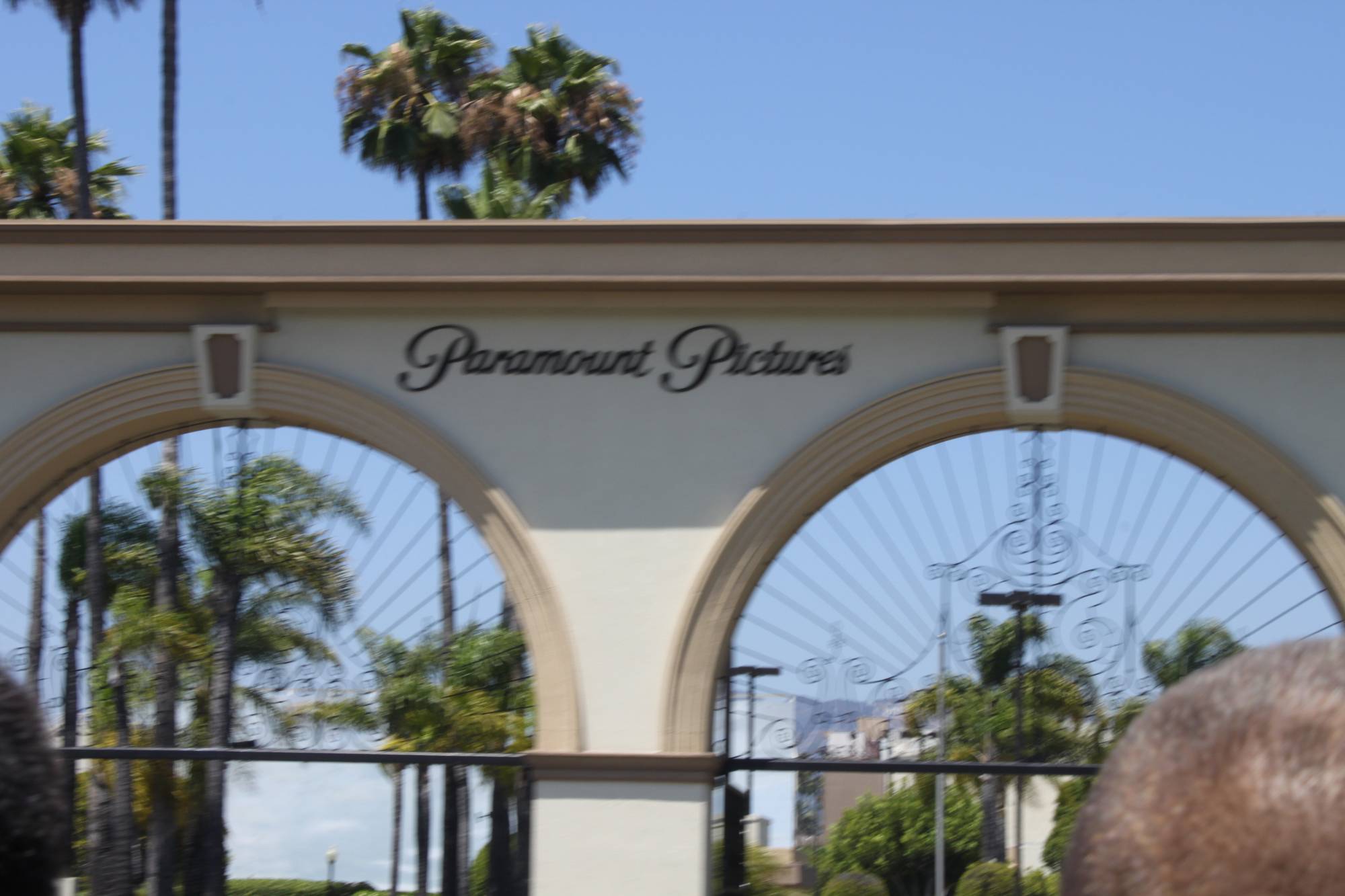 Paramount Pictures studios front gates