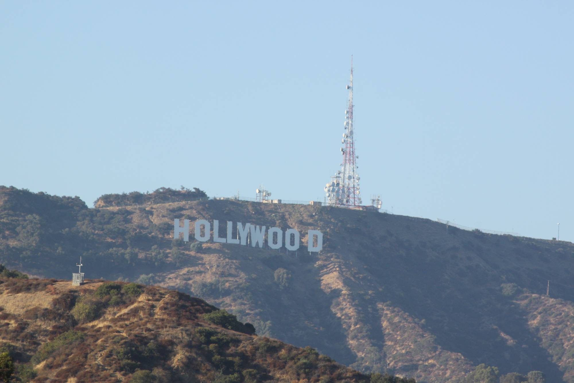 Hollywood sign - taken from the Hollywood and Highland Center