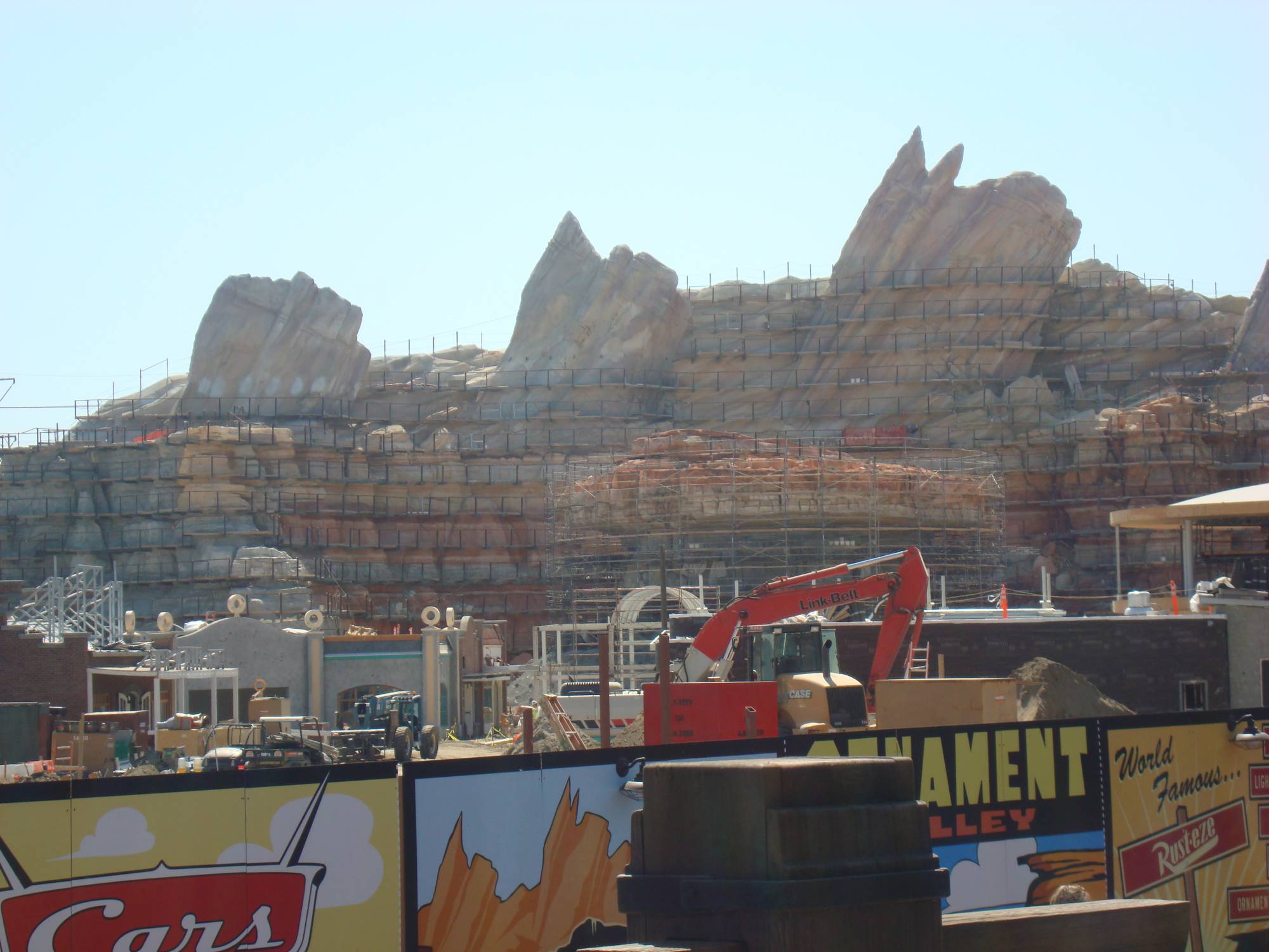 Disney's California Adventure - Cars Land construction