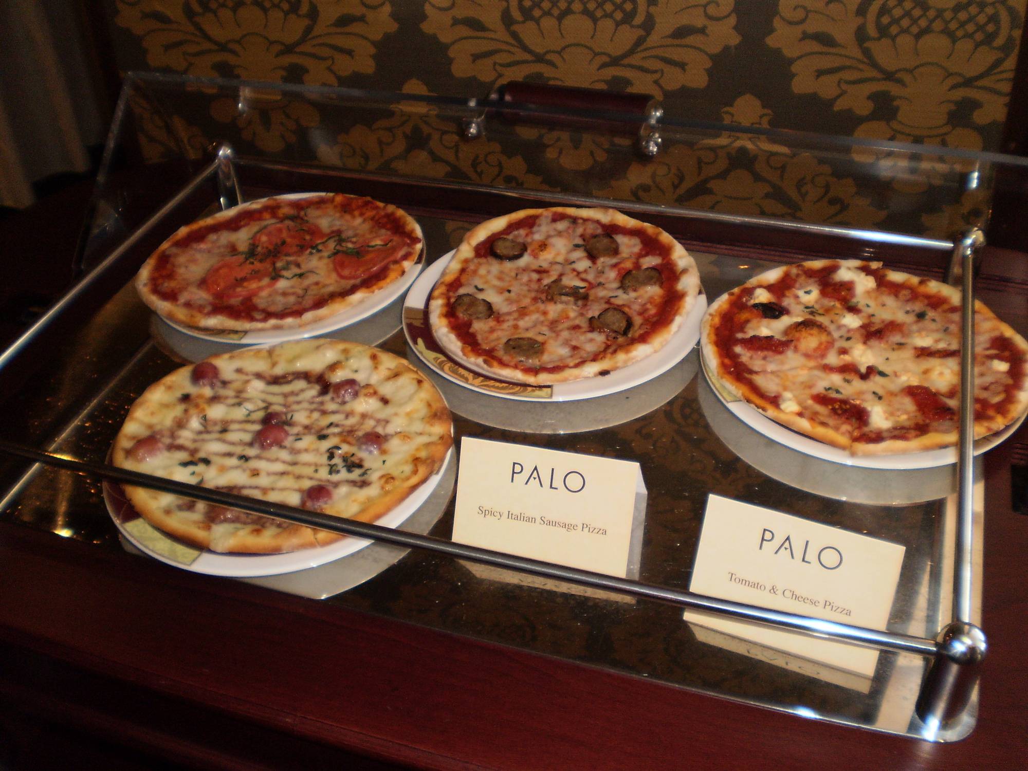 Disney Dream Palo Brunch Made to order Pizzas