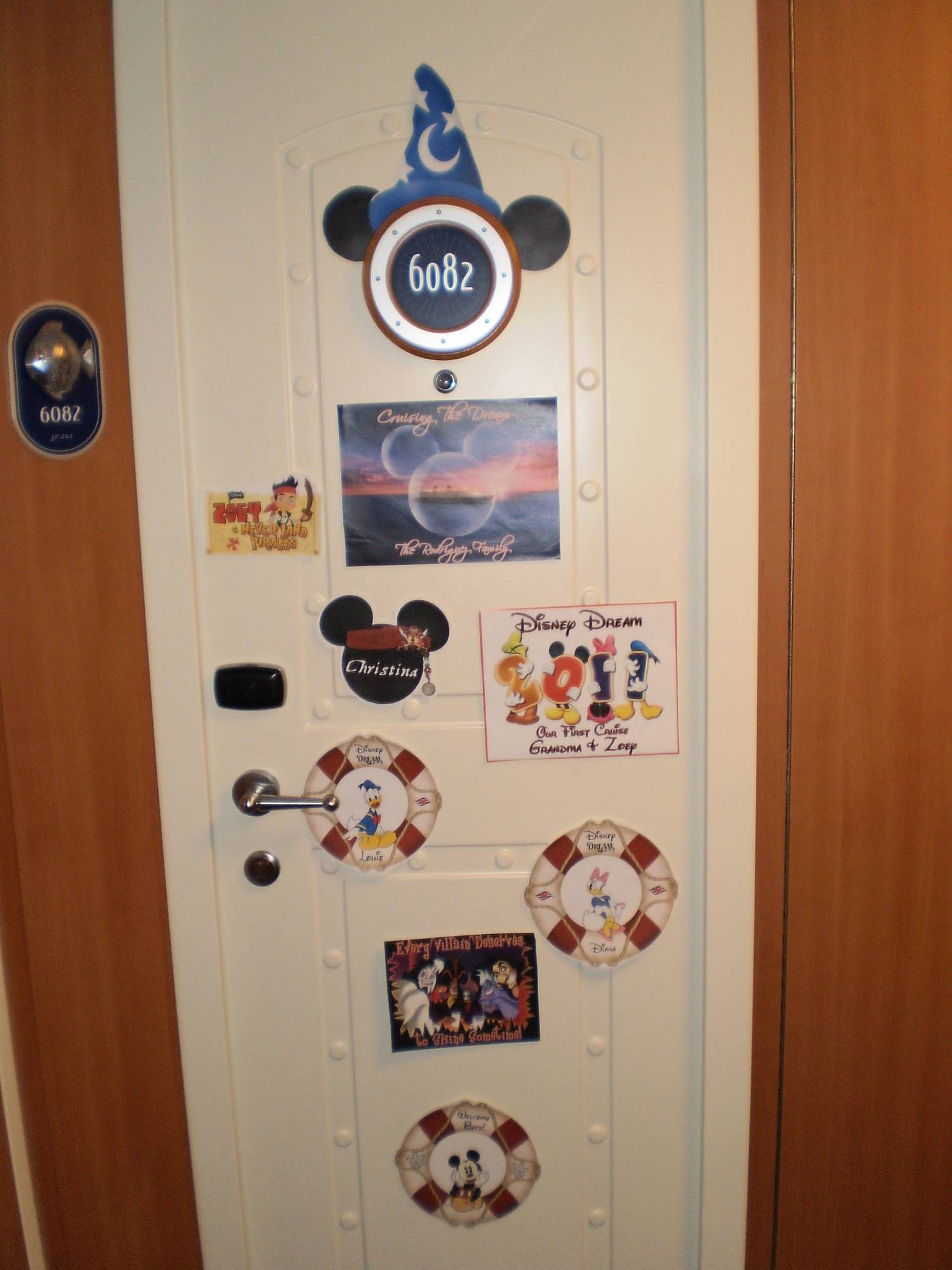 Disney Dream Decorated Stateroom Door