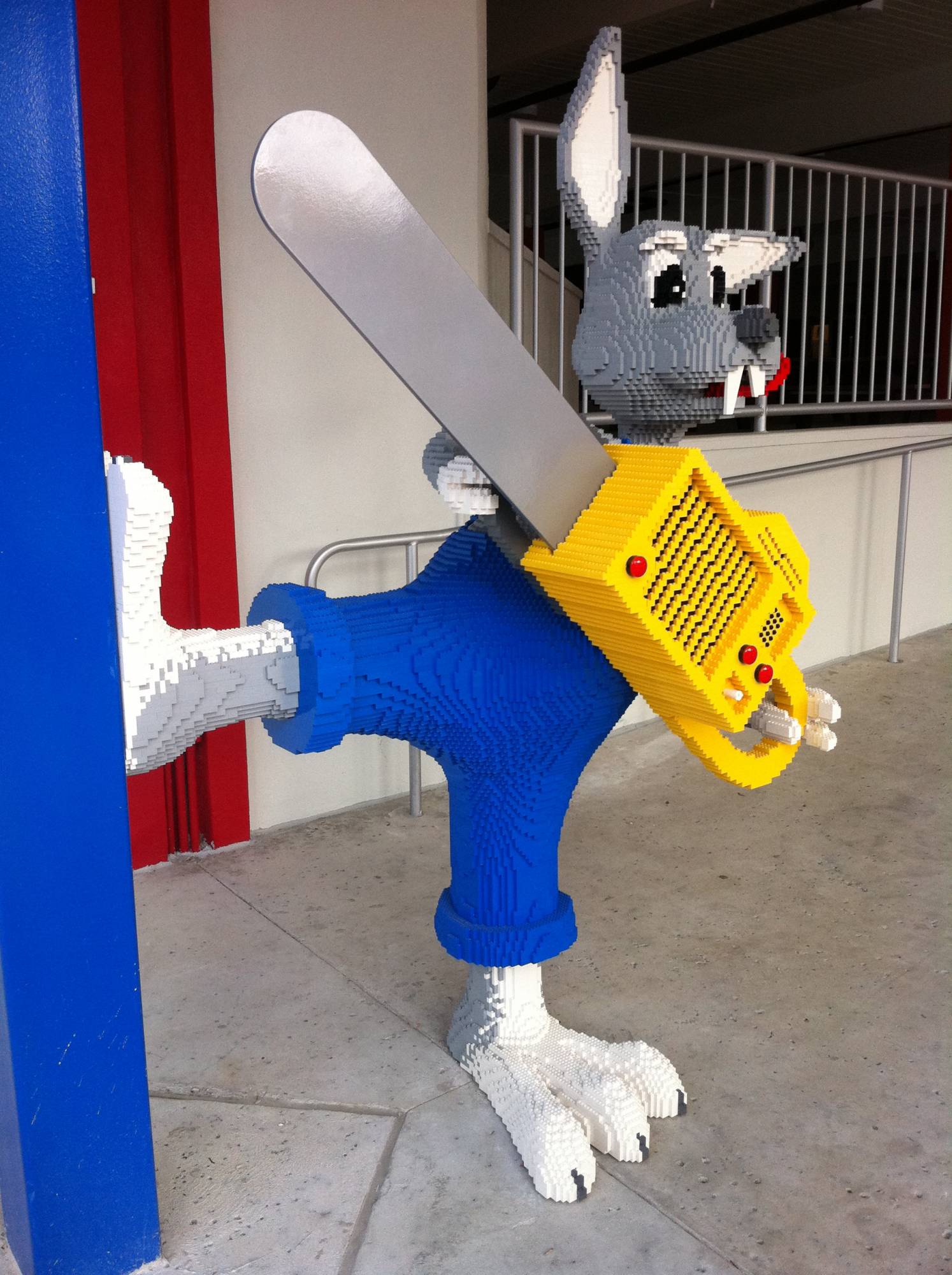 Bunny with a Chain Saw at LEGOLAND Florida