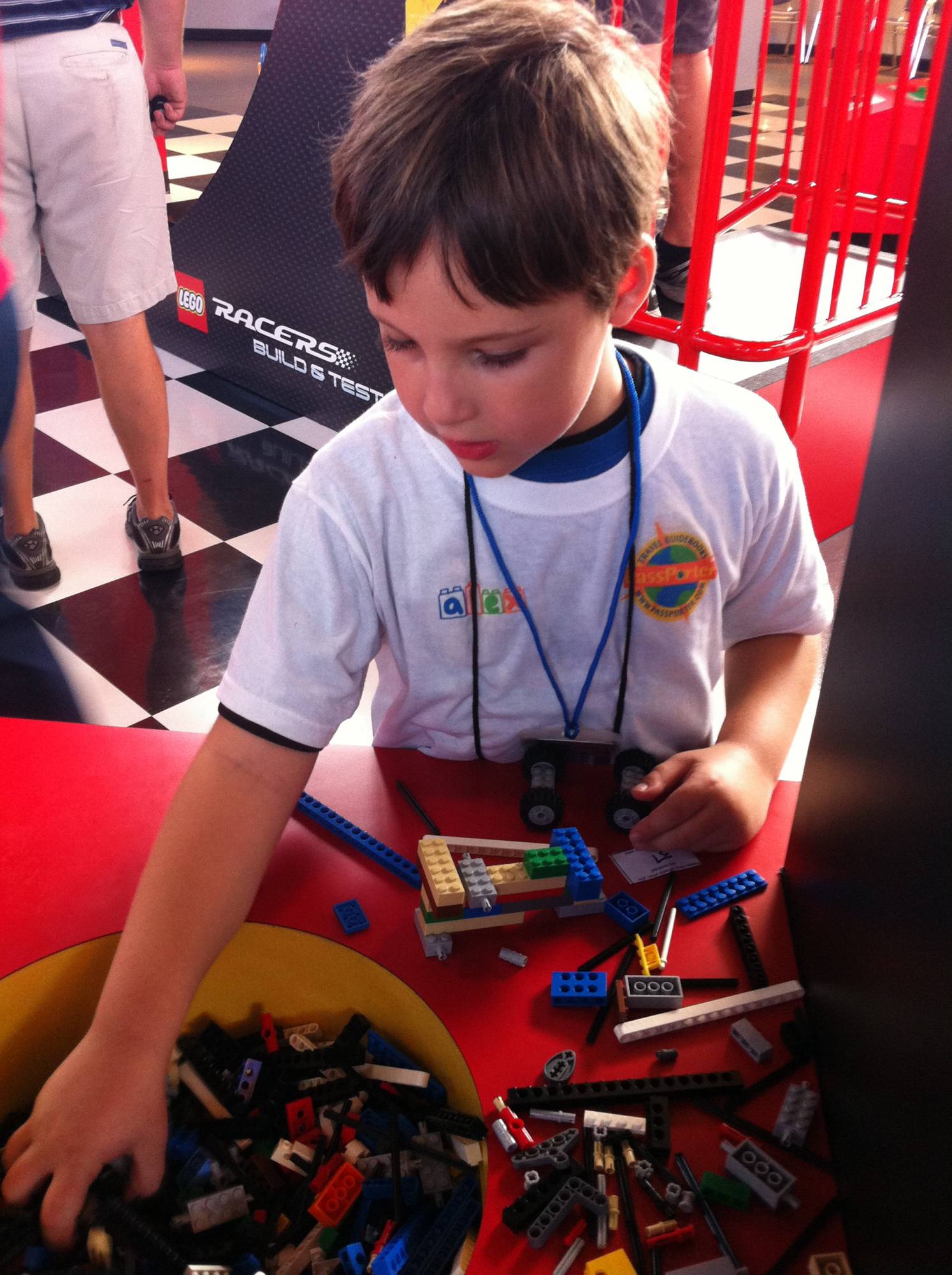 Building a LEGO Racer at LEGOLAND Florida