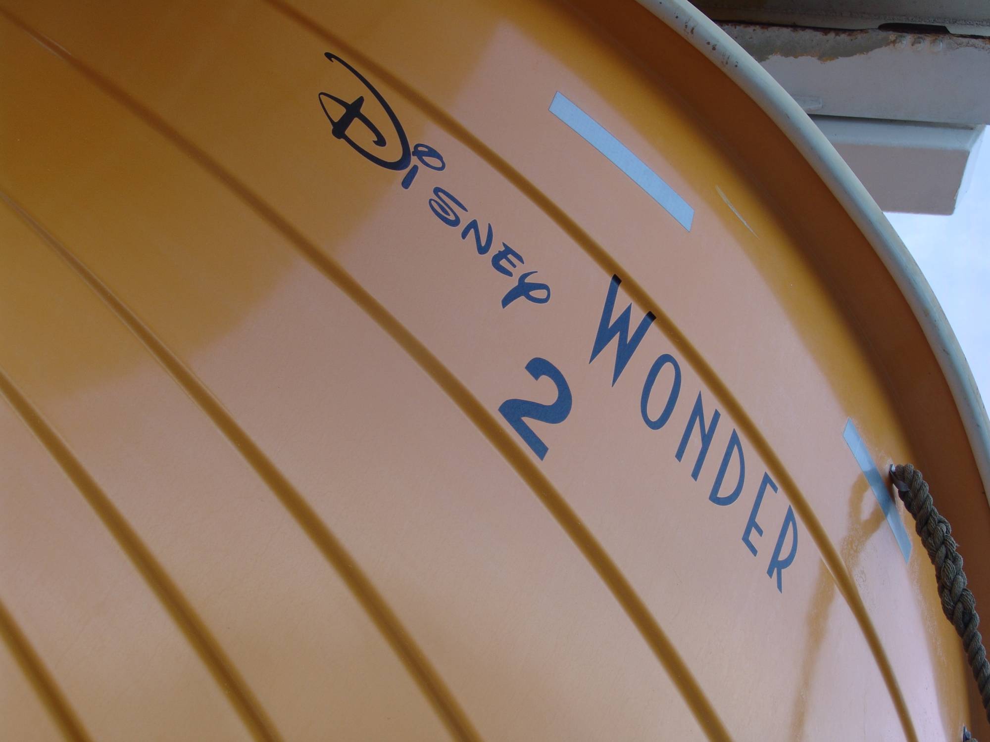 Disney Wonder - lifeboat