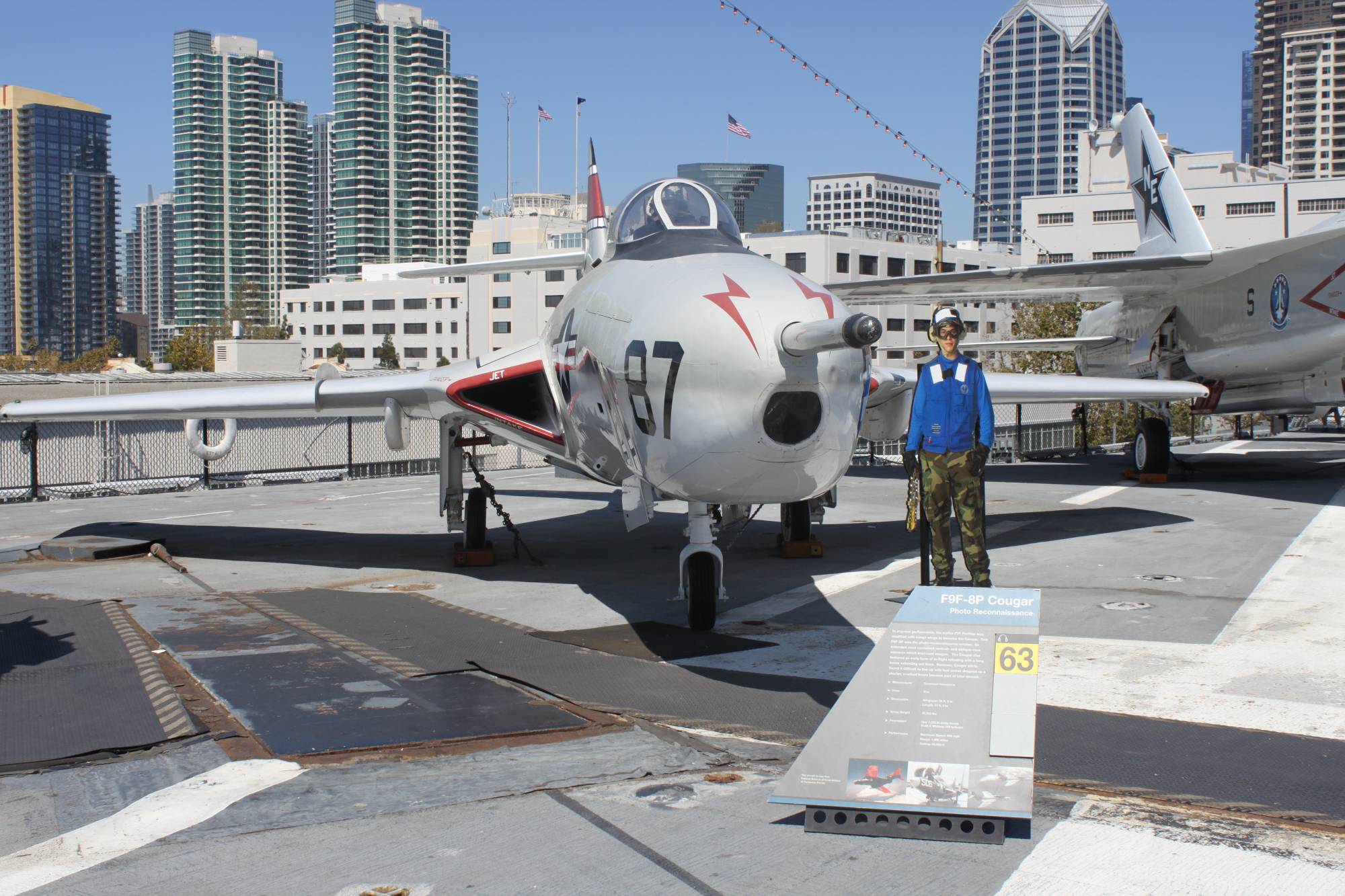 F9F-8P Cougar - USS Midway Museum - San Diego
