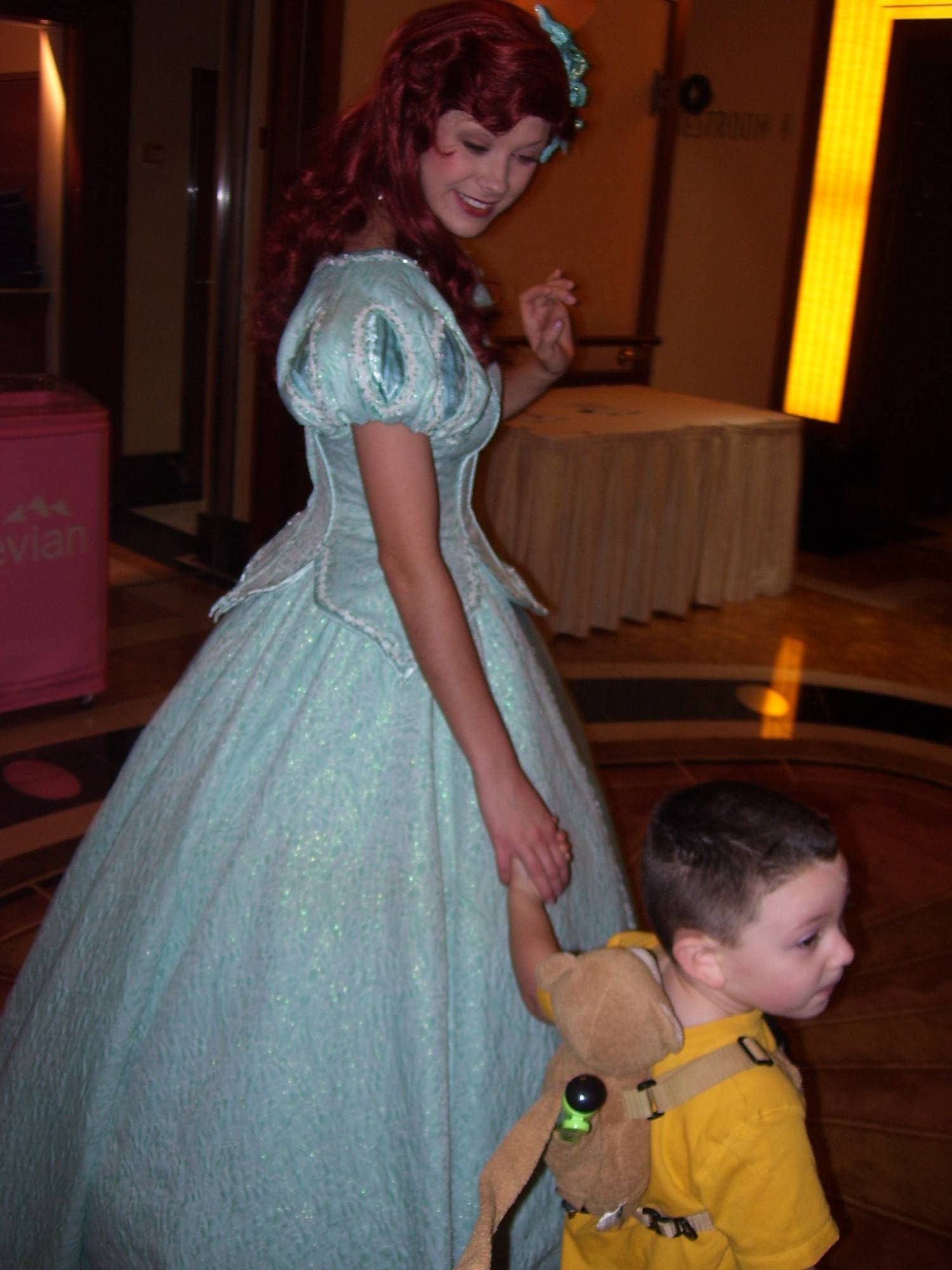 B's first meeting with Ariel
