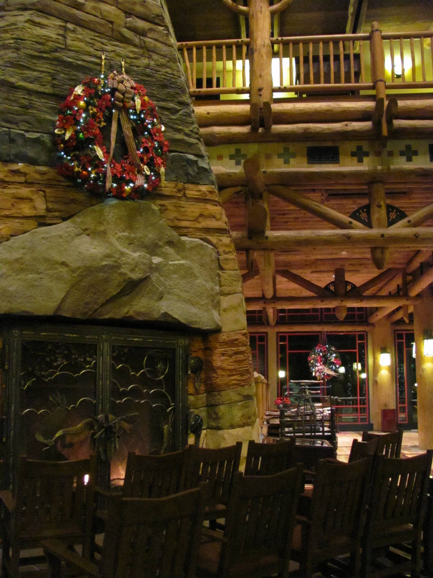 Wilderness Lodge at Christmas