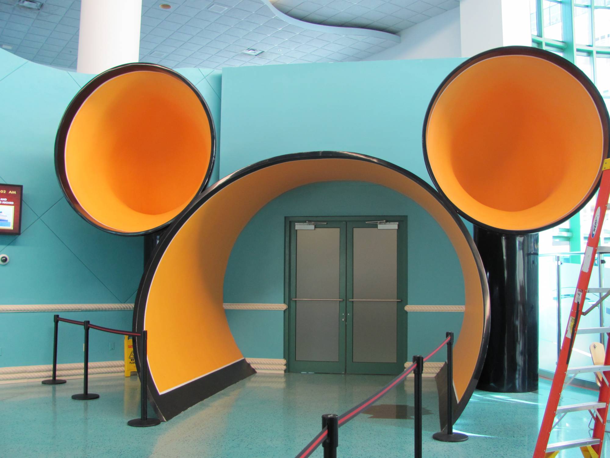 Entryway to the Ship In the DCL Terminal