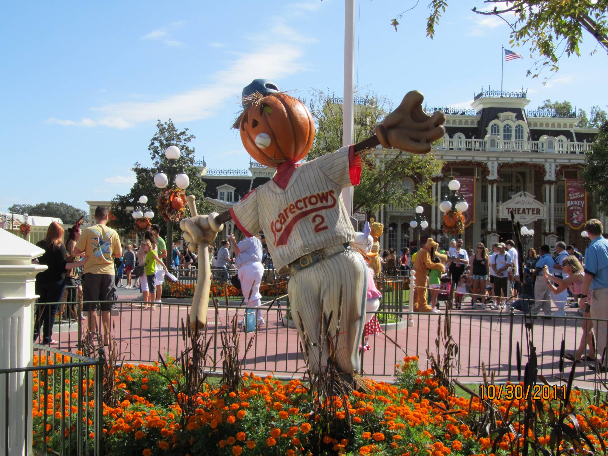 Halloween baseball player