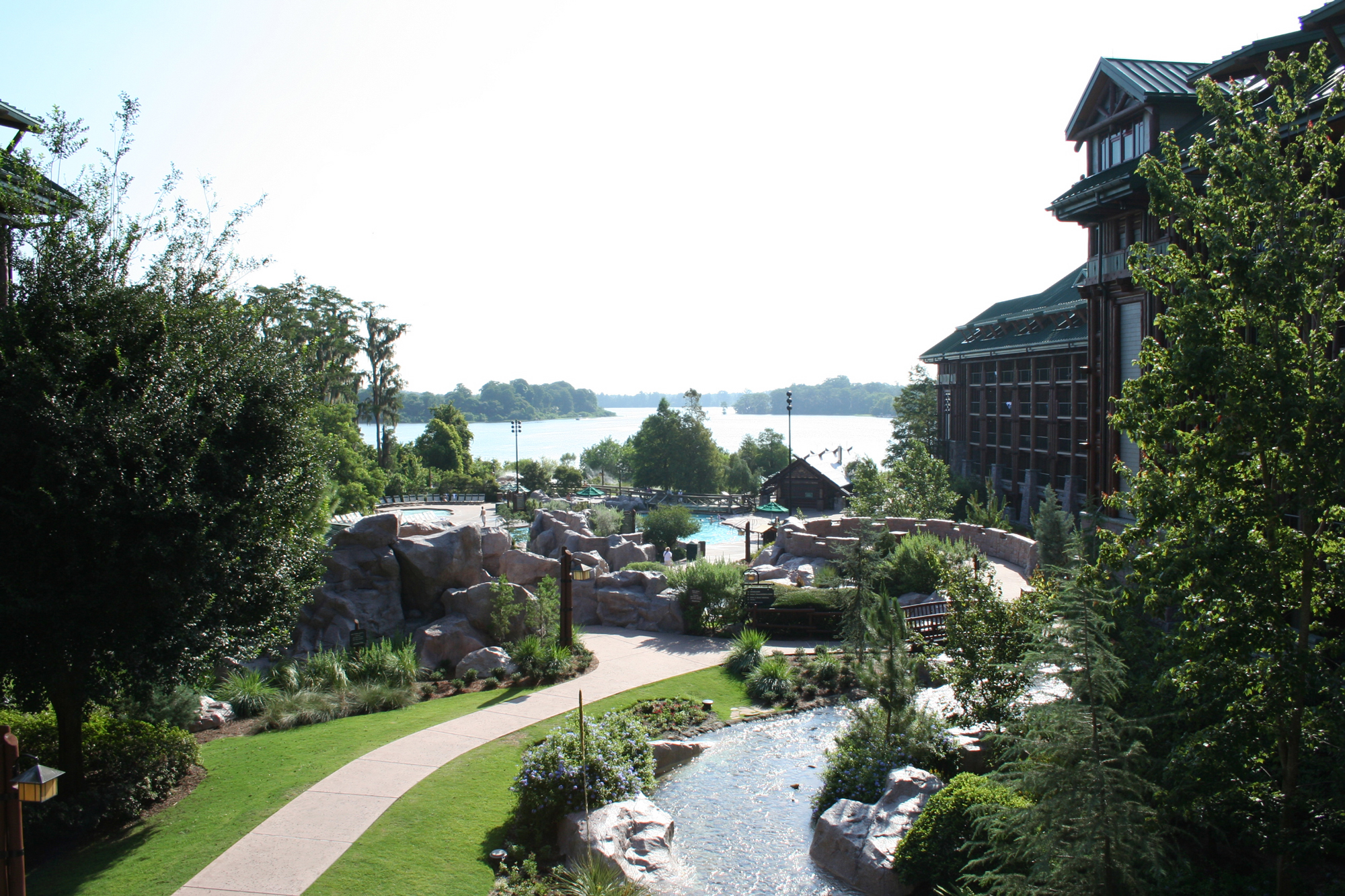 Wilderness Lodge Courtyard