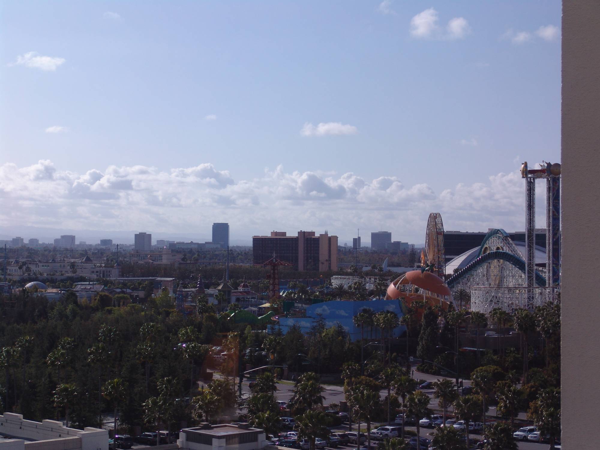 Disneyland - view over parks