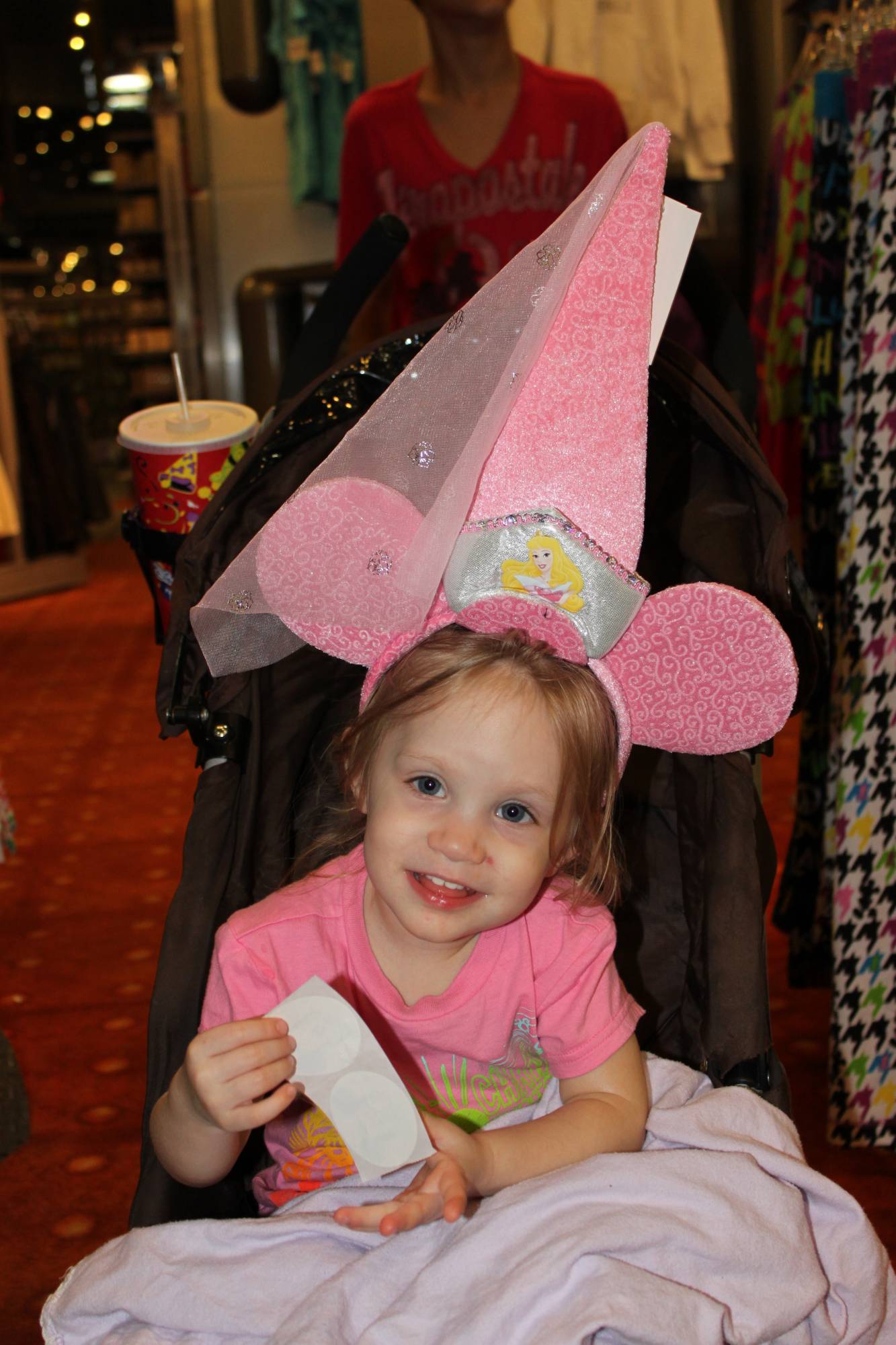 Our Little Princess Shopping in EPCOT