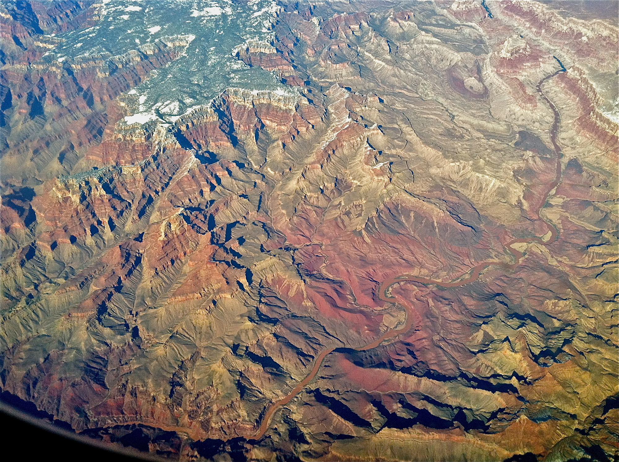 Grand Canyon Aerial from Grandview Point