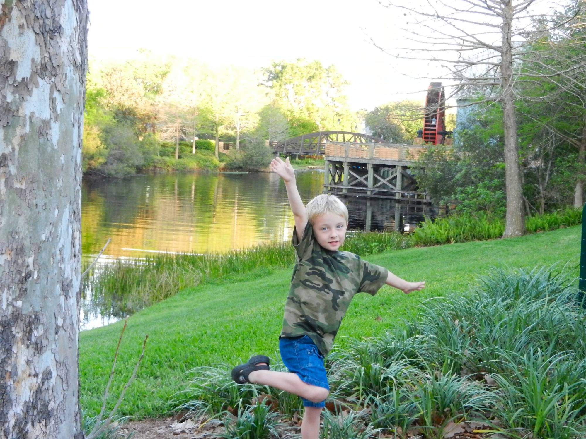 Balancing Act at the river