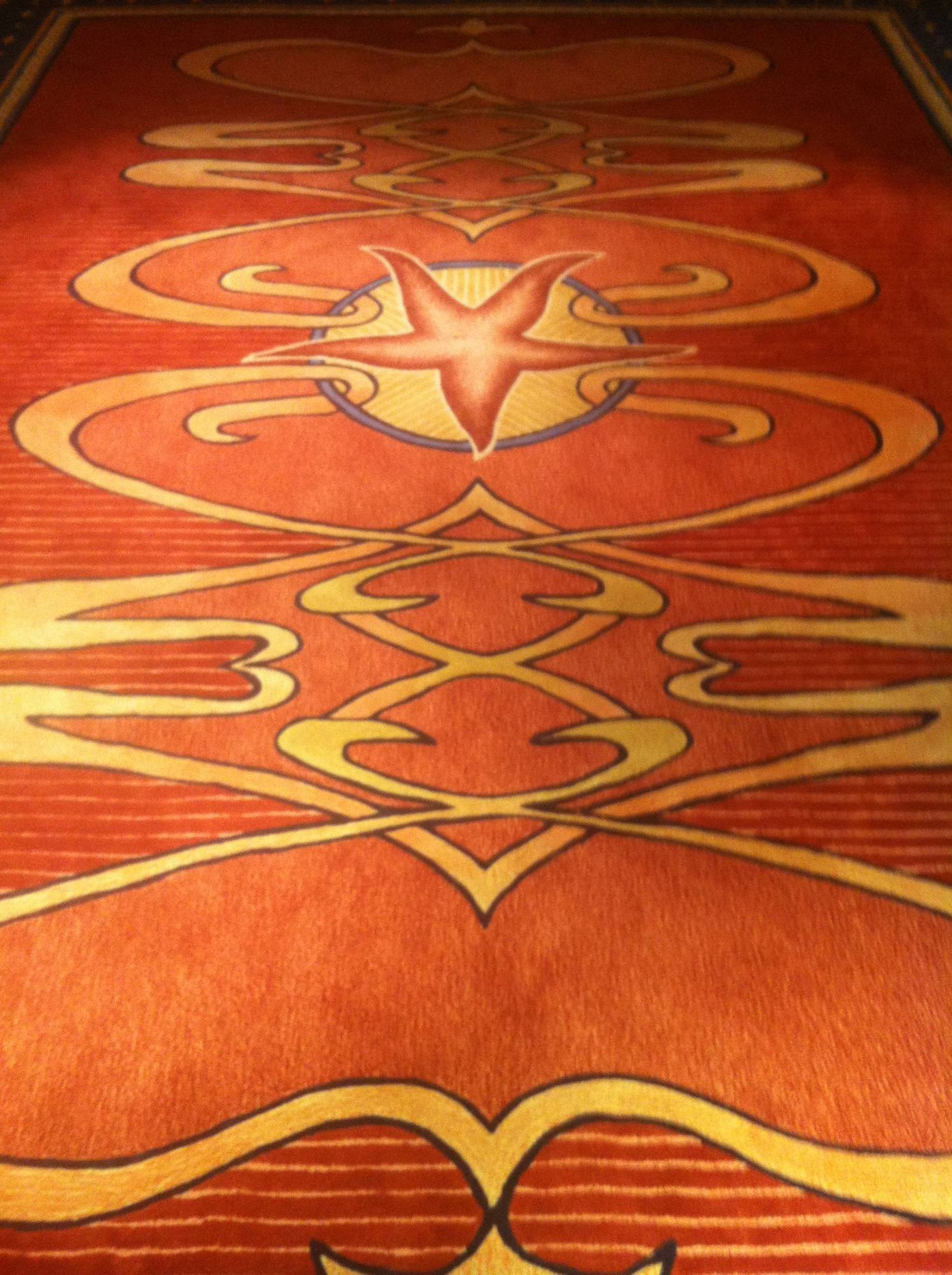 Carpet on the Disney Fantasy