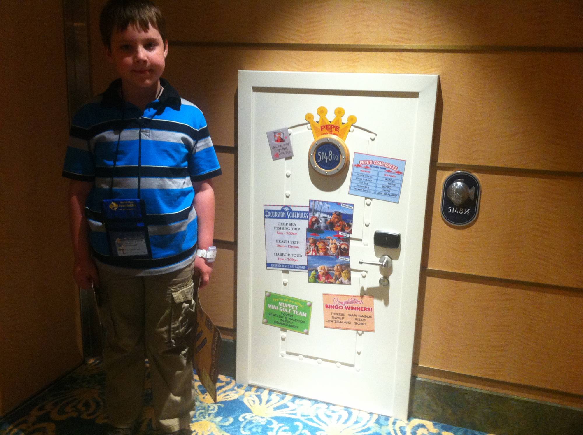 Small Stateroom Door - Disney Fantasy