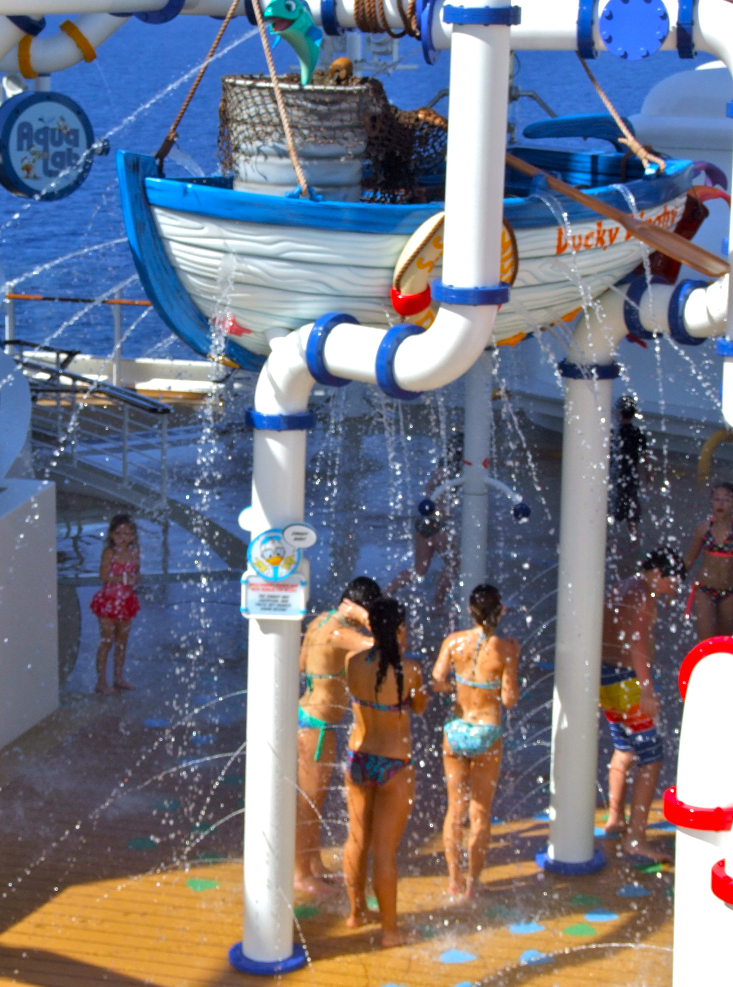 At Play in Aqua Lab on the Disney Fantasy