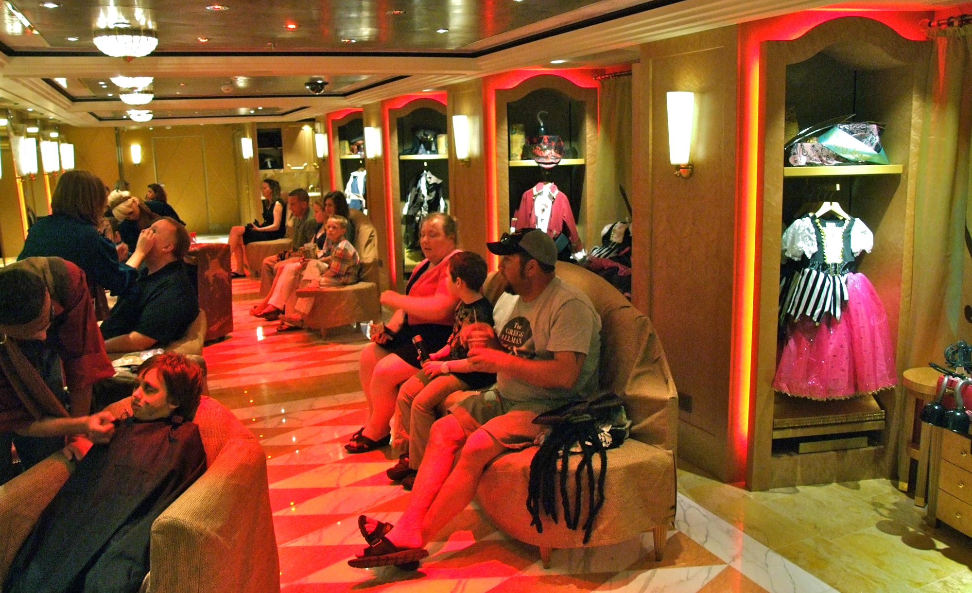 Pirate's Night Preparations at Pirate's League on the Disney Fantasy