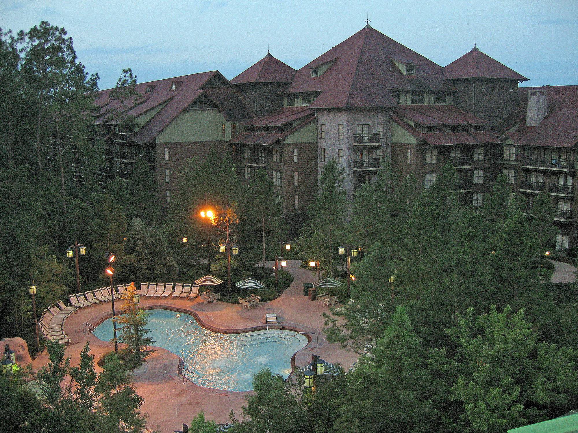 The Villas at Wilderness Lodge - pool and exterior