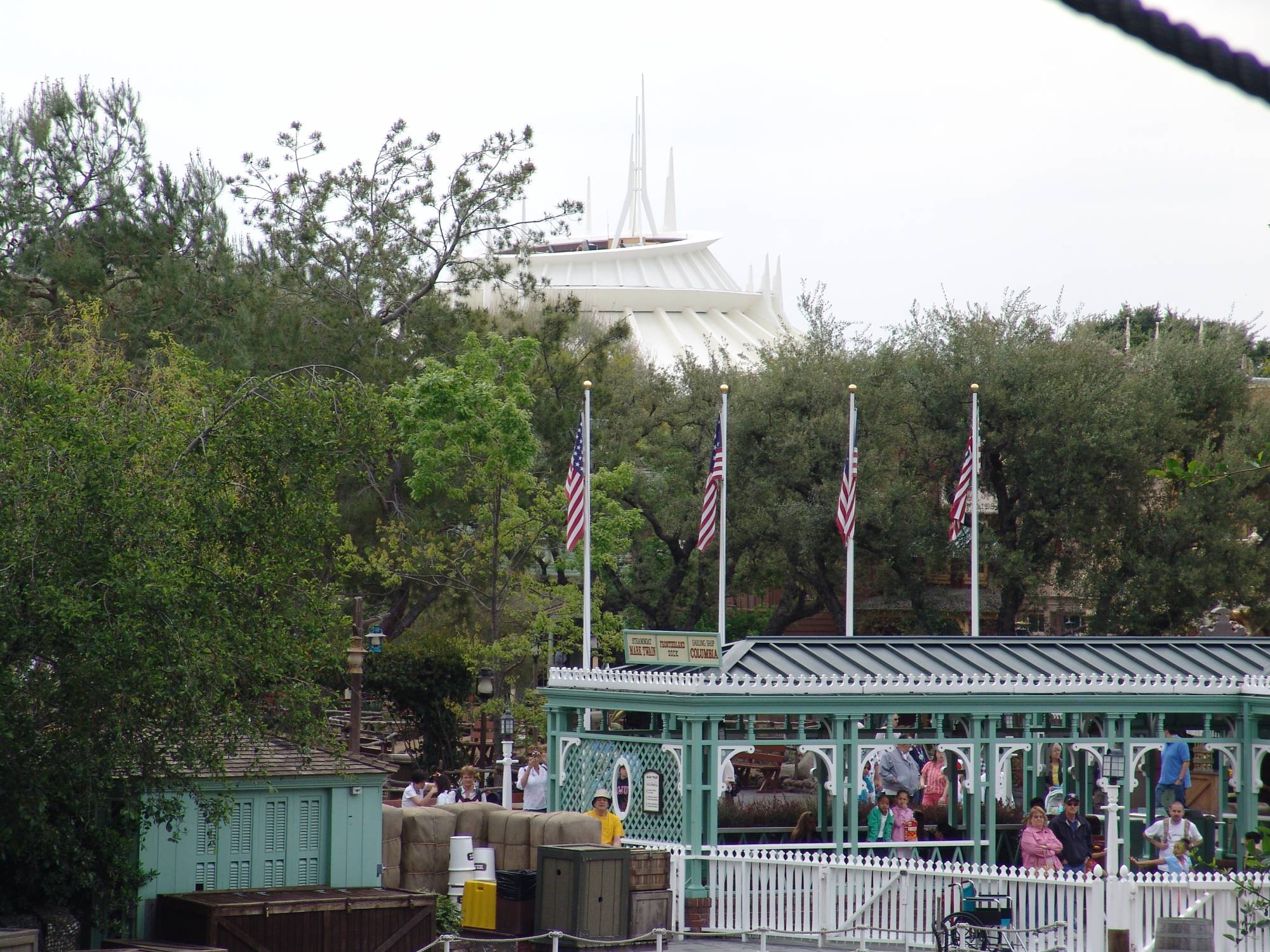 Disneyland - looking over to Space Mountain