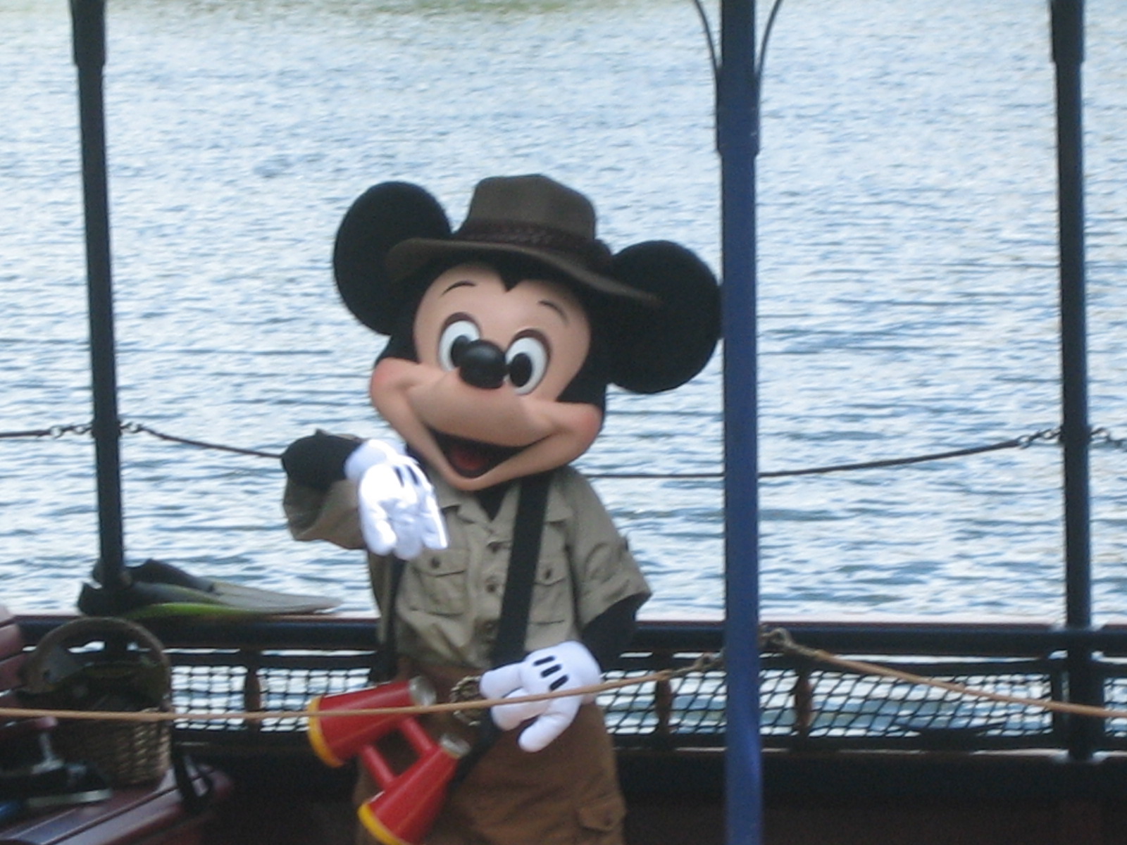 Animal Kingdom - Mickey Mouse on Character Boat