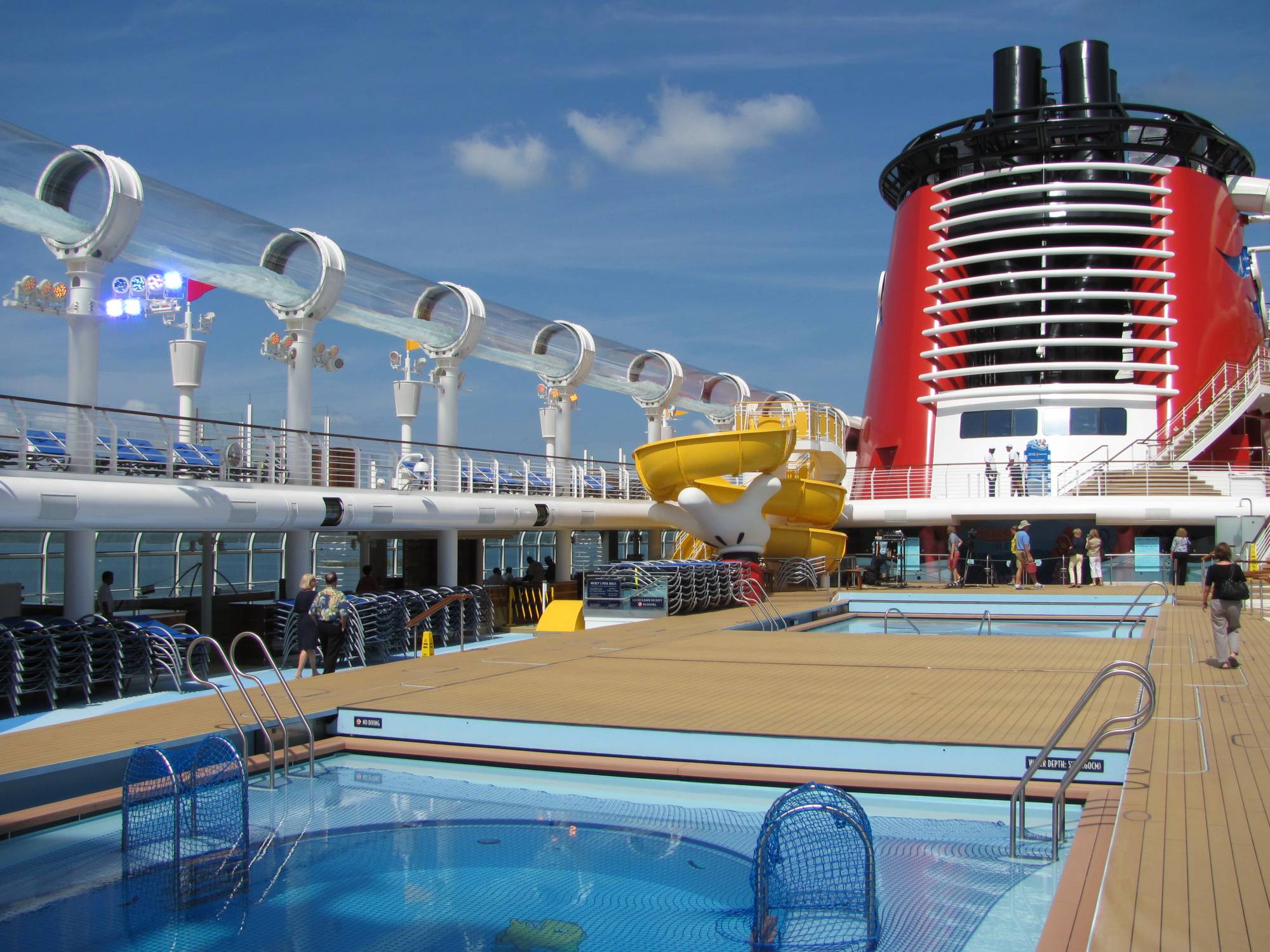 Disney Fantasy Pool Area