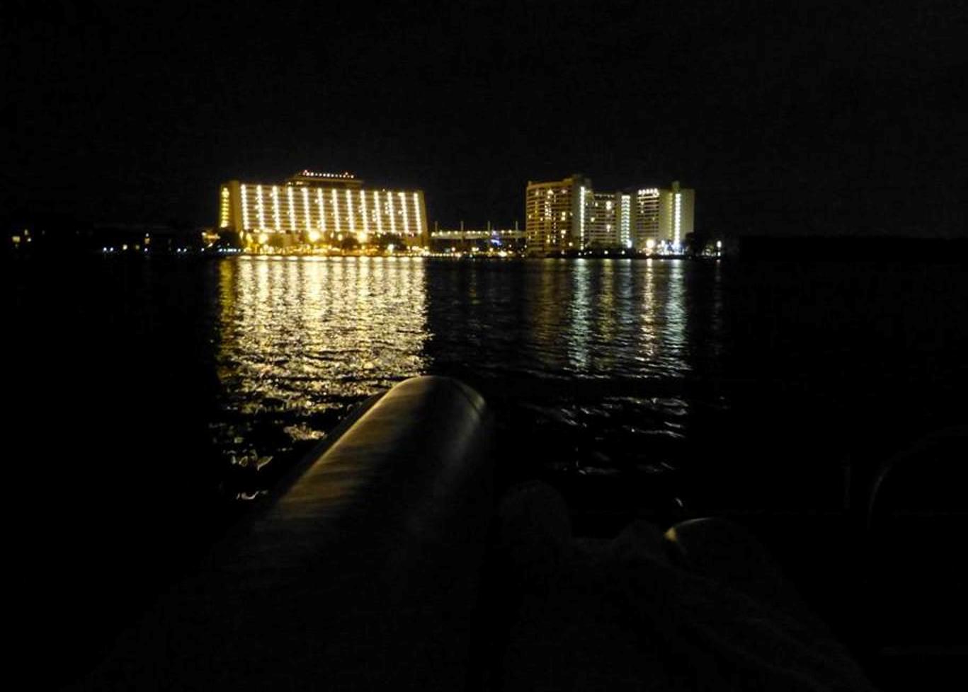 Contemporary Resort at Night