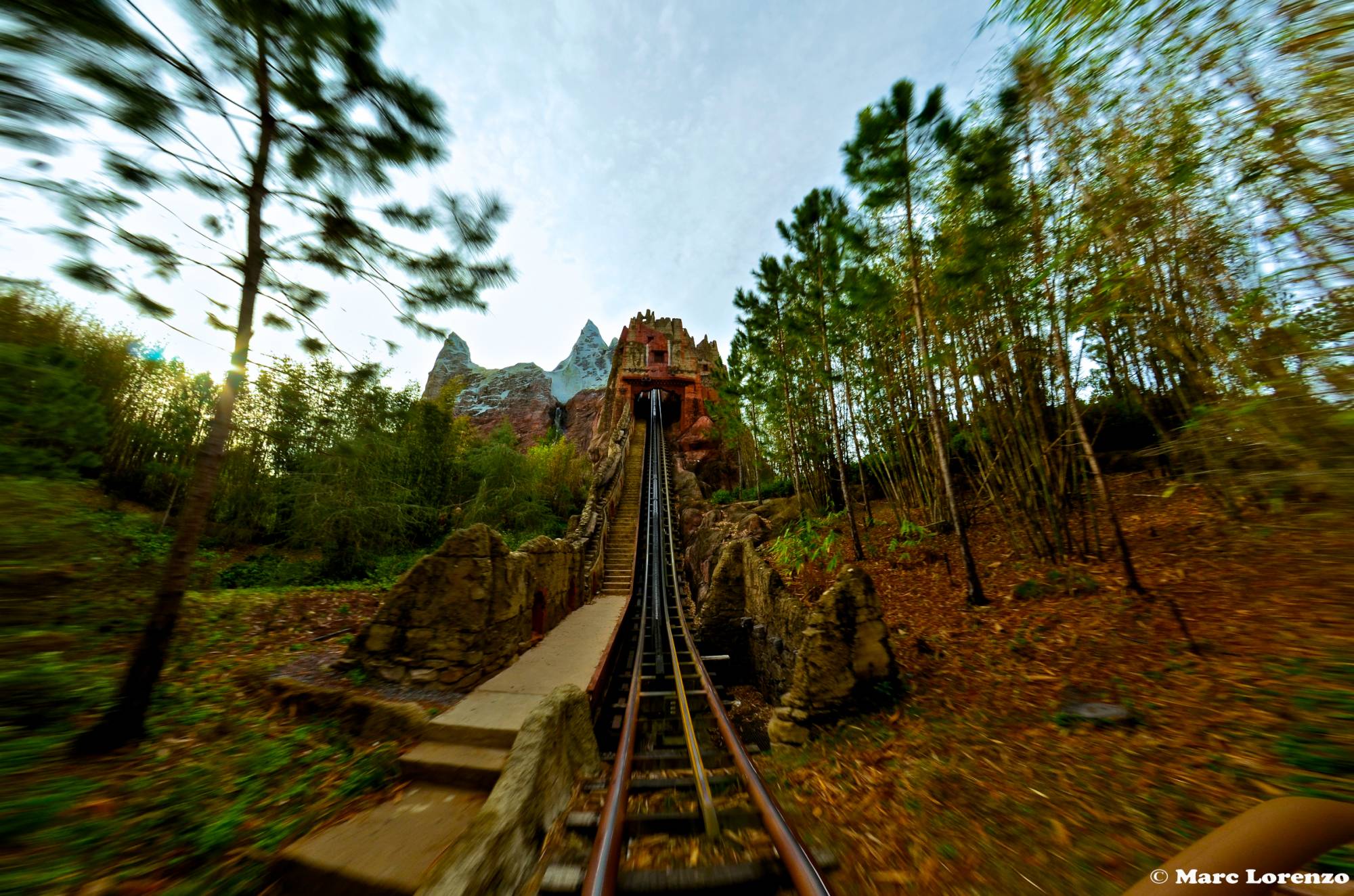 Expedition Everest on Ride Photo Up the Hill