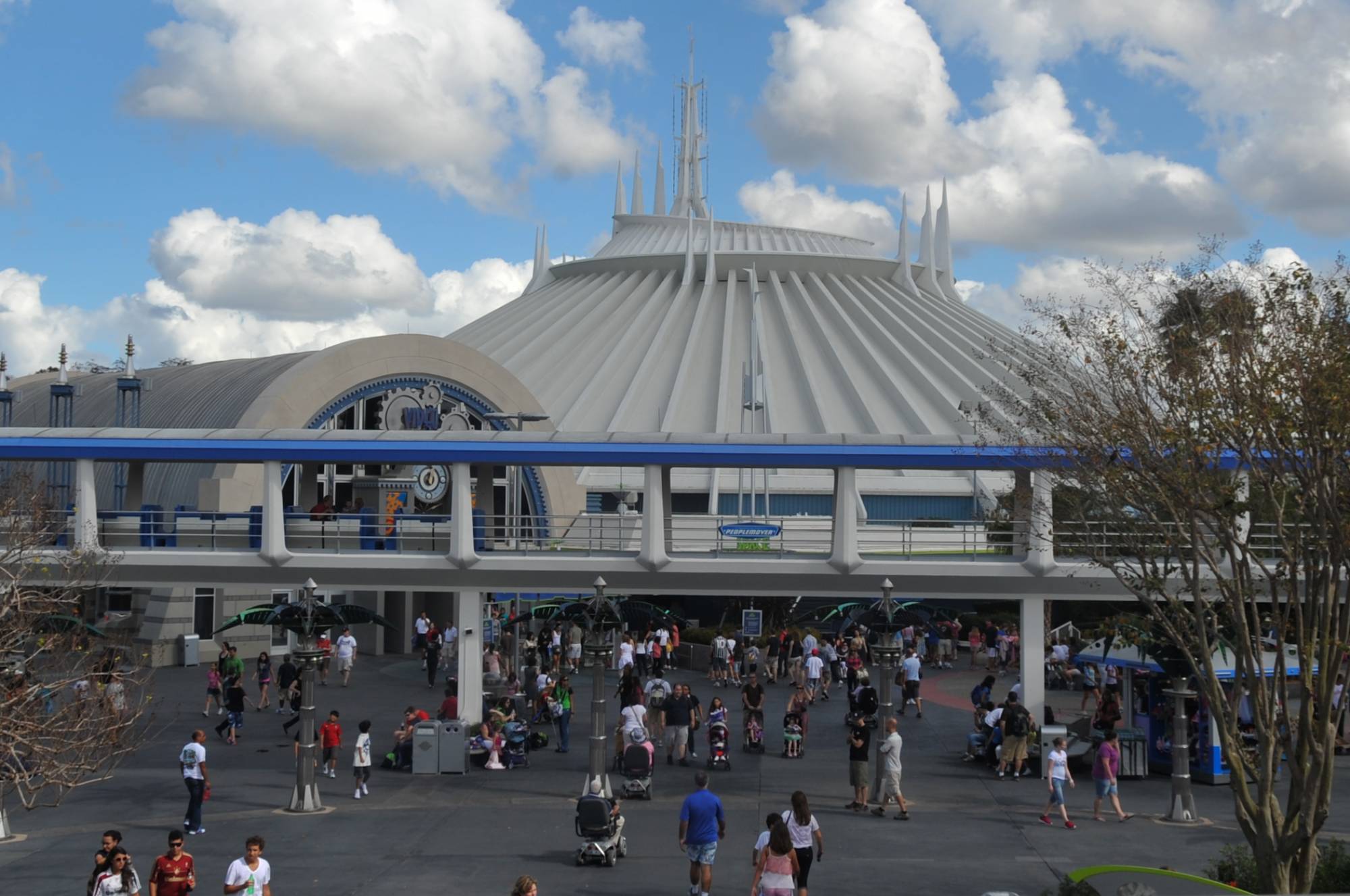 Space Mountain and People Mover