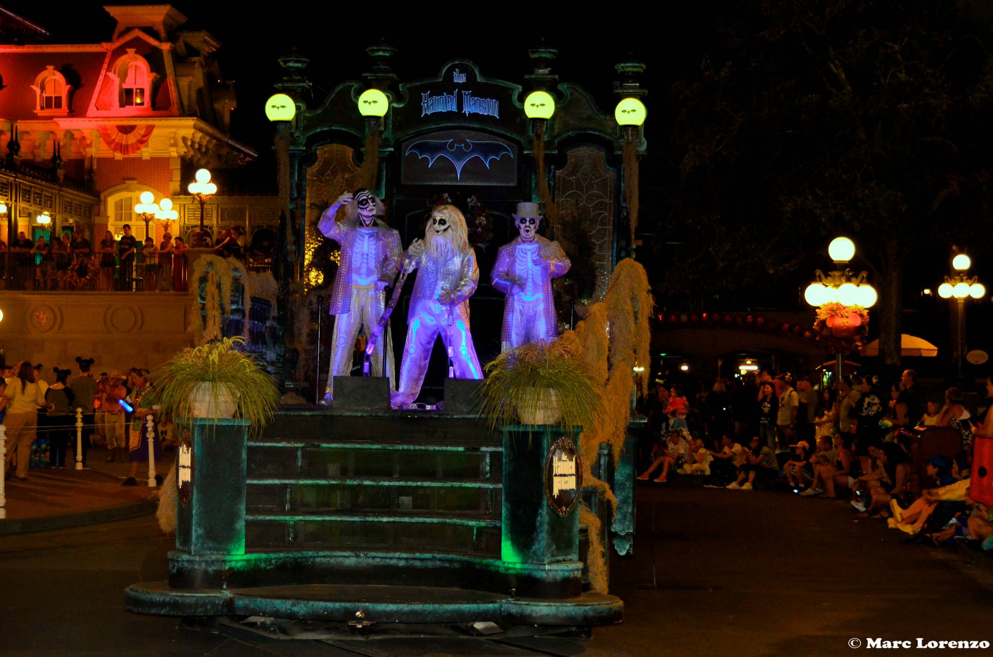 Haunted Mansion Ghosts in the Boo to You Halloween Parade