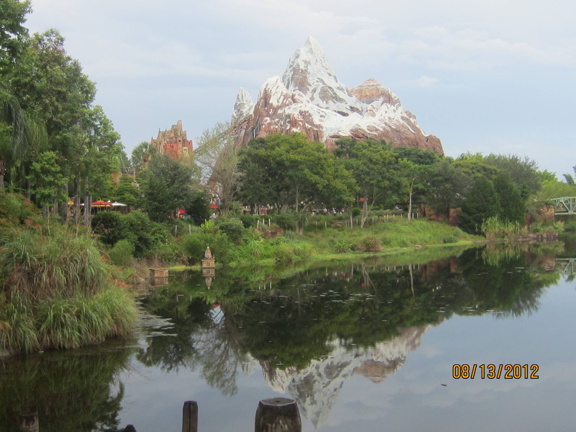 Everest in the distance