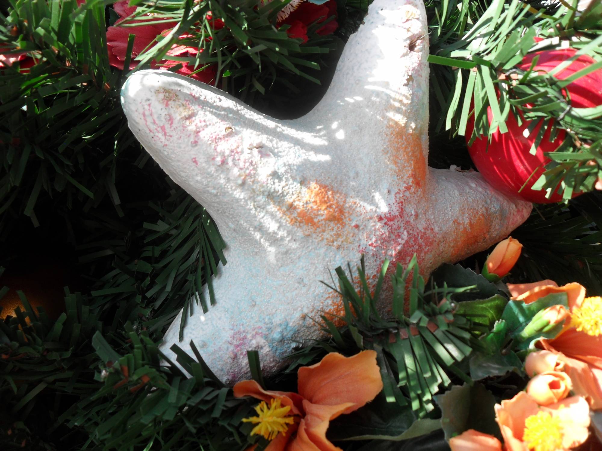 Christmas decorations on Castaway Cay