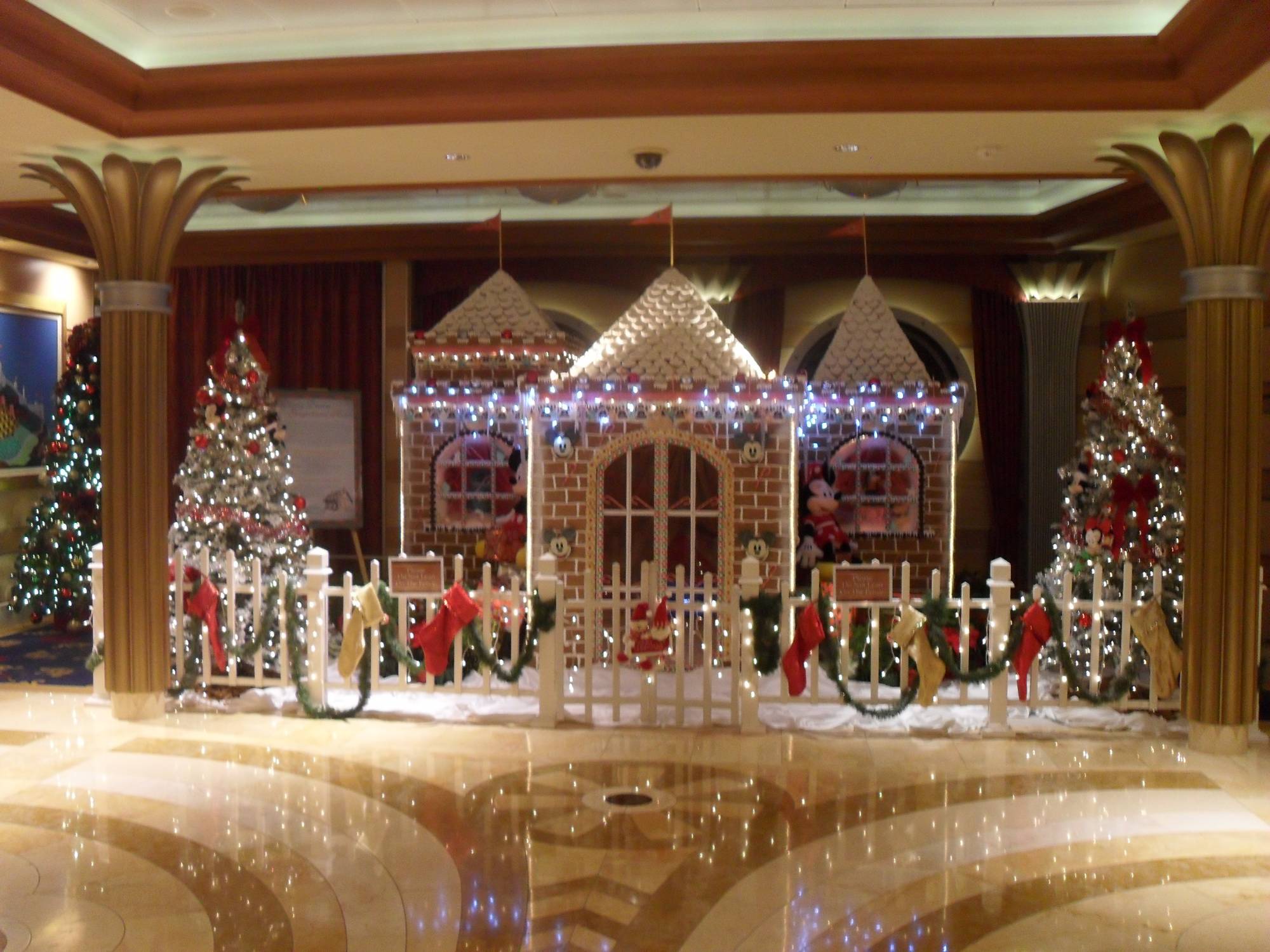 Atrium - Christmas Decorations  Gingerbread House