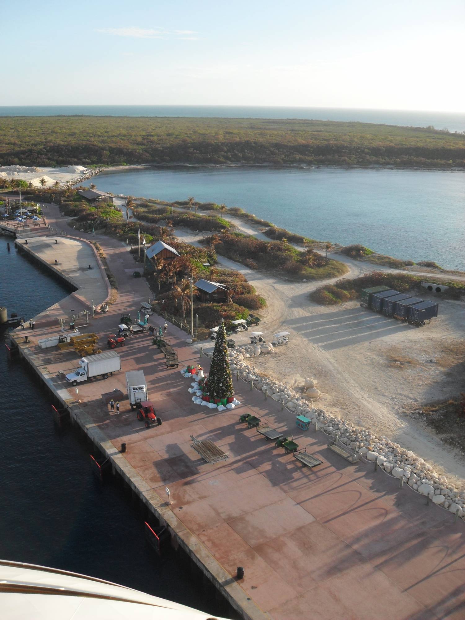 Docking at Castaway Cay