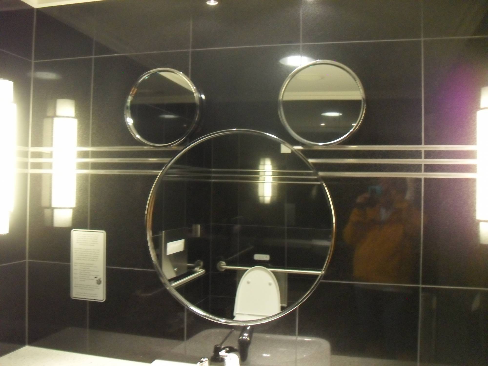 Mickey Mirrors - Restroom