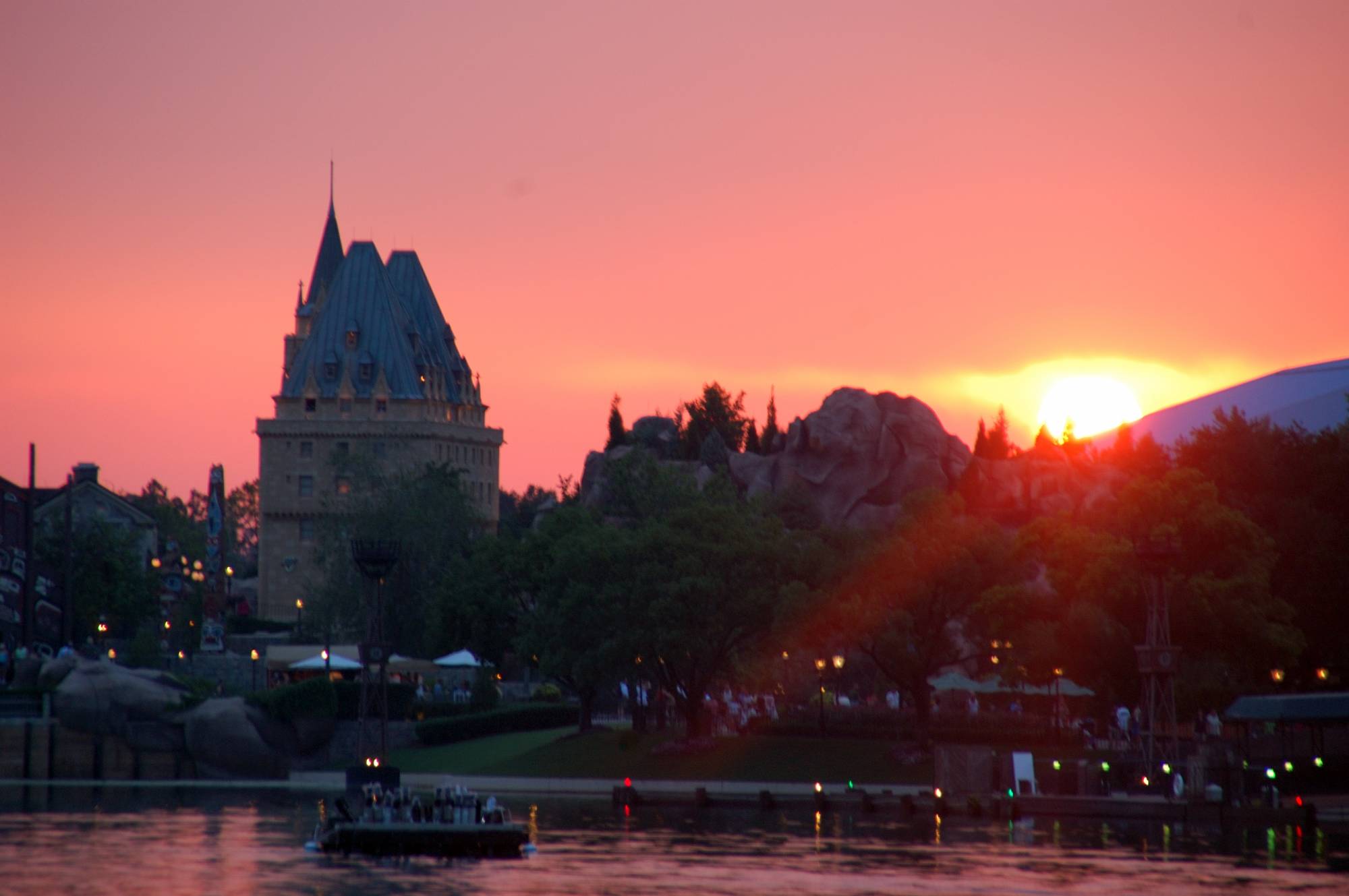 Epcot - Canada at Sunset