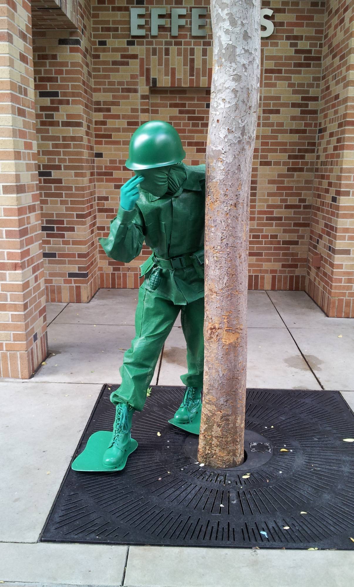 Army Man standing guard